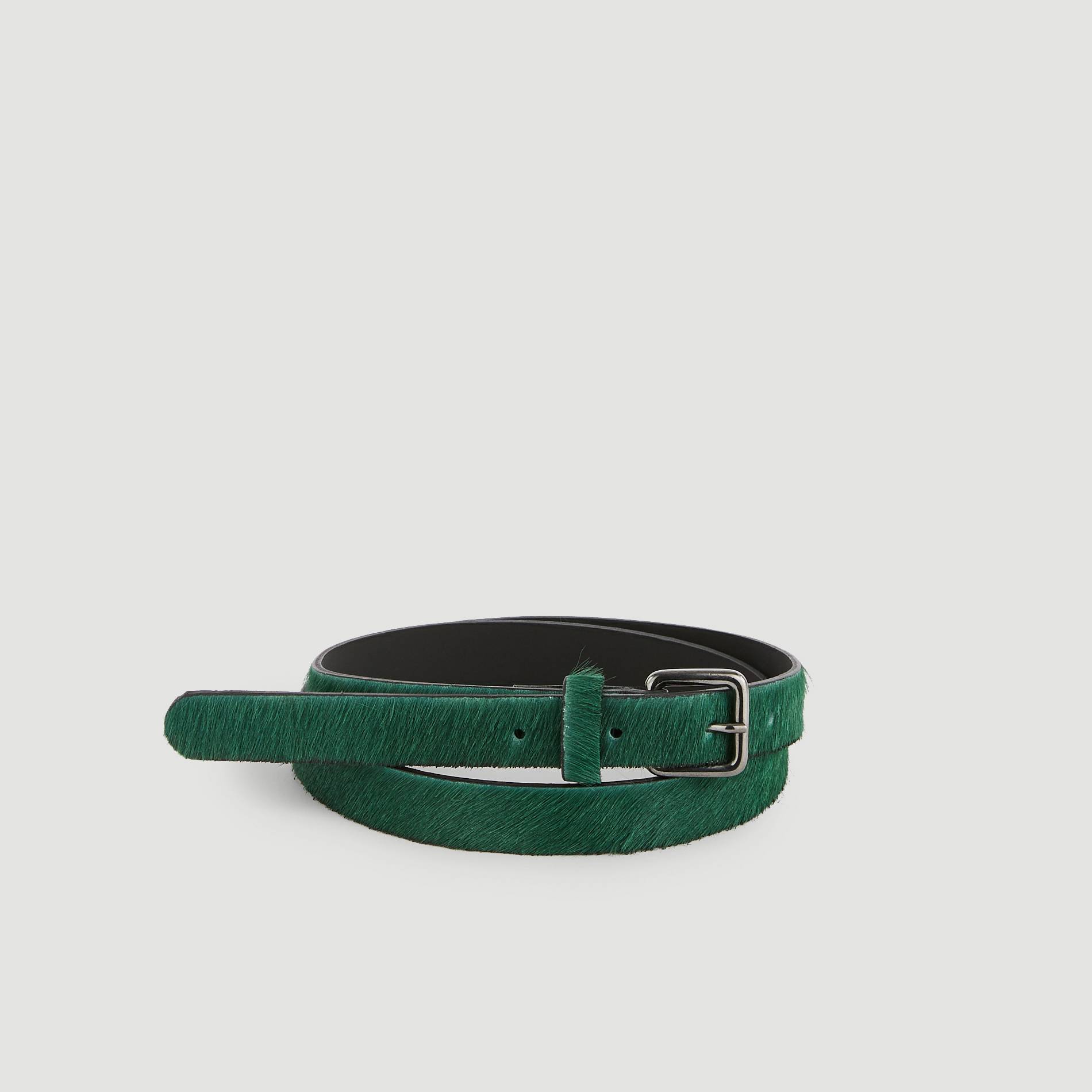 Ceinture en cuir, Vert foncé, large image number 0