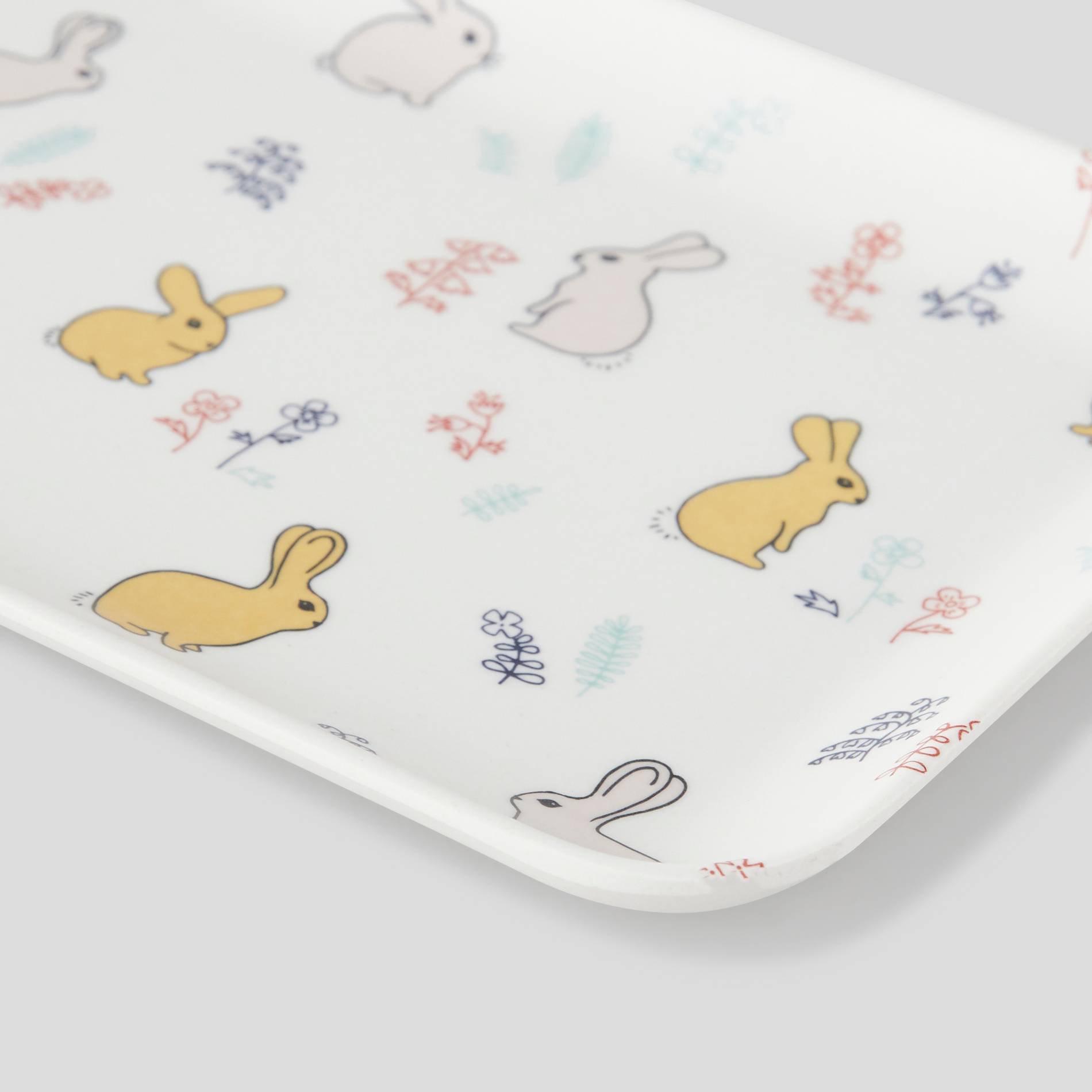 Plateau petit modèle - Lapin, Blanc, large image number 1.0