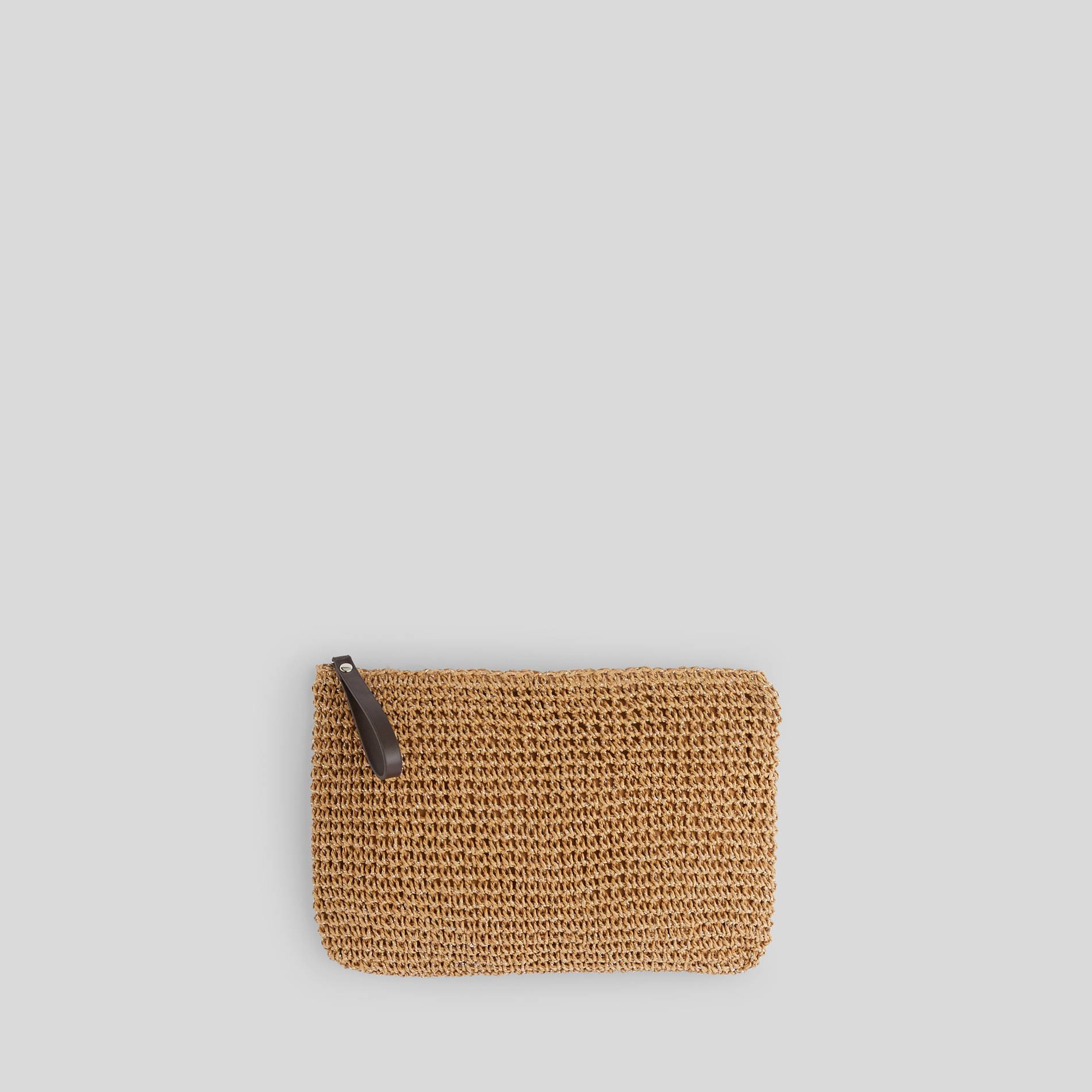 Pochette en paille, Coquille, large image number 0