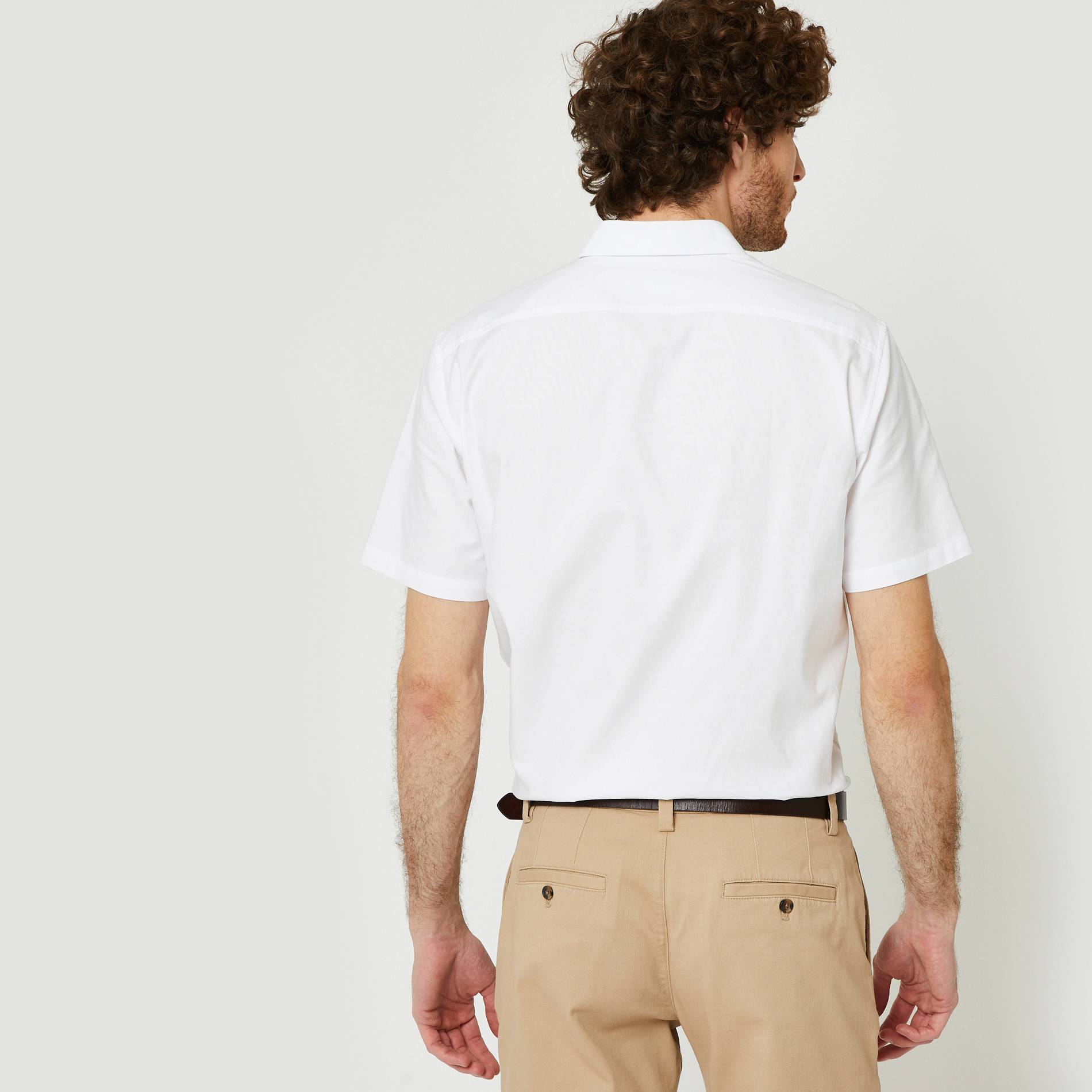 Chemise ville coupe regular, Blanc, large image number 1