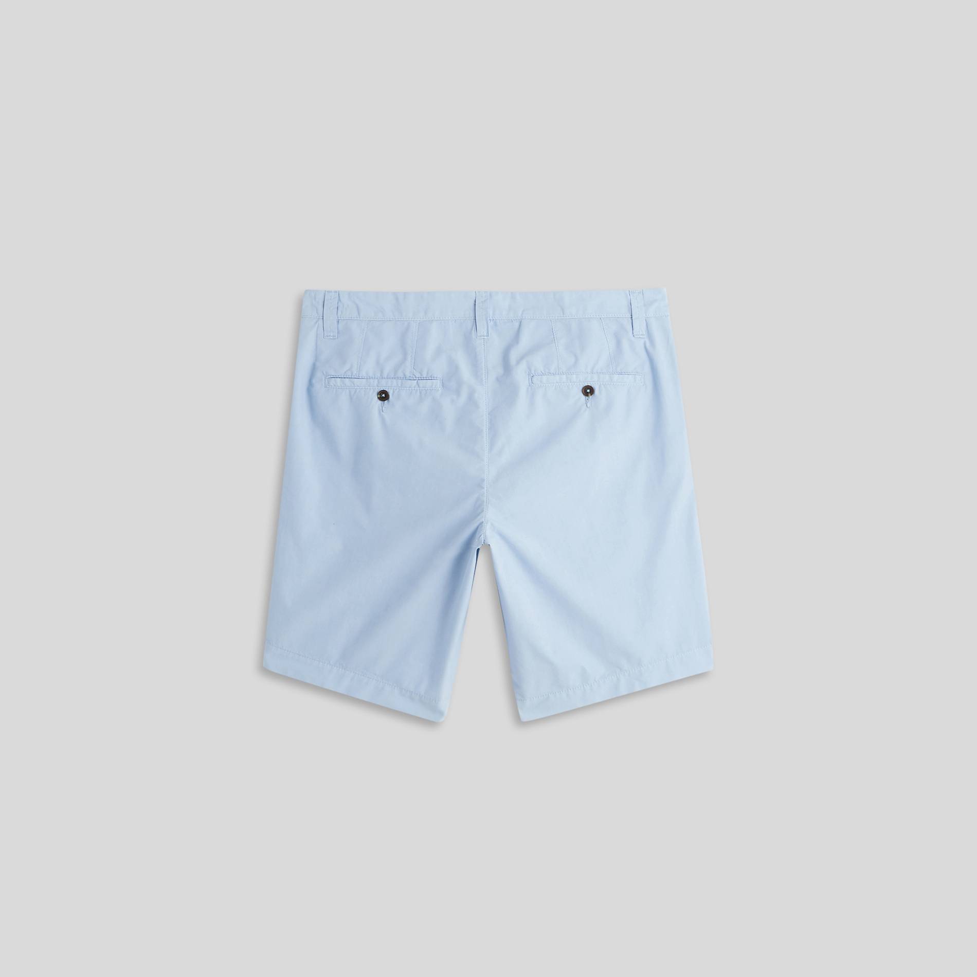 Bermuda coupe straight en coton BIO, Bleu pâle, large image number 1.0