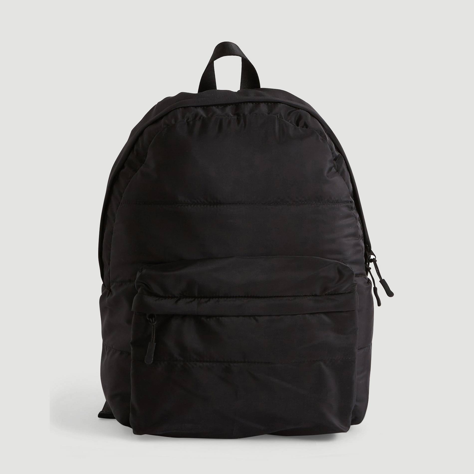 Sac à dos matelassé, Noir, large image number 0