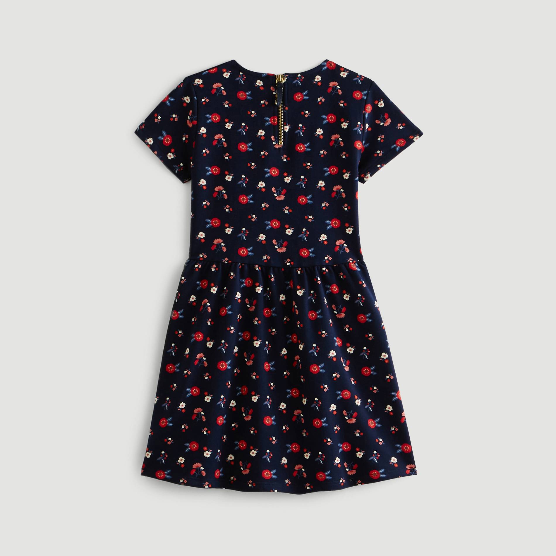 Robe imprimée, Bleu marine, large image number 1