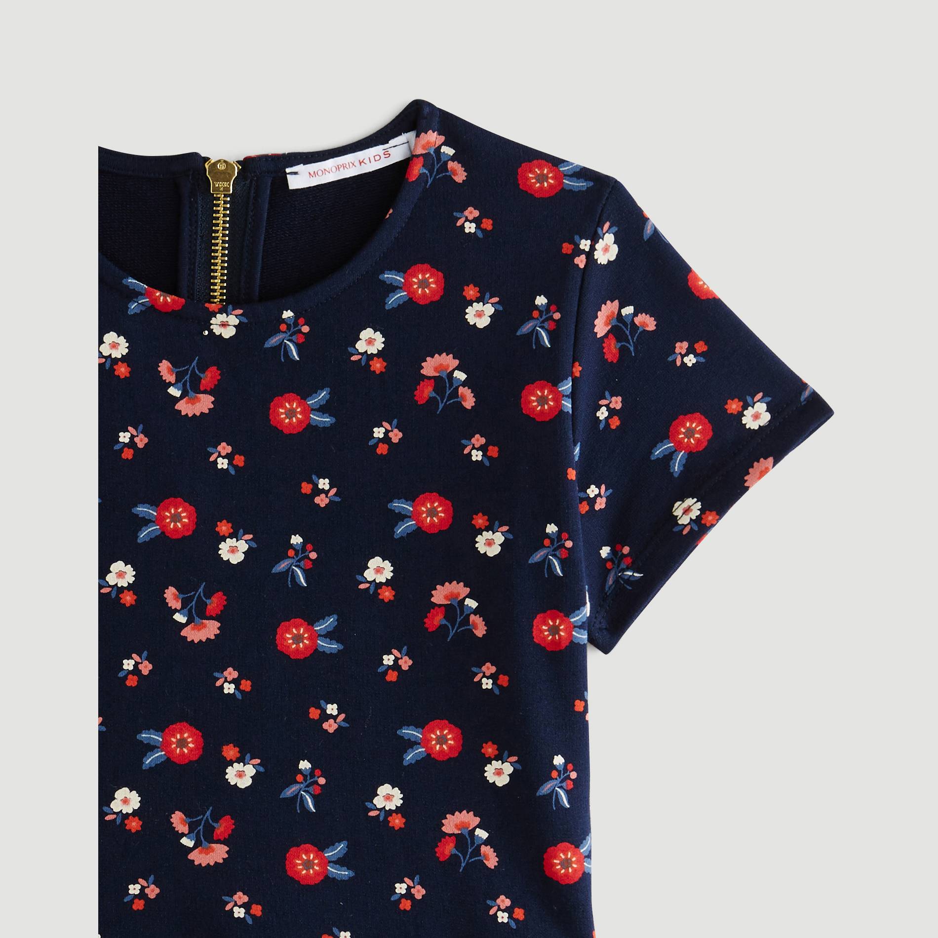 Robe imprimée, Bleu marine, large image number 2