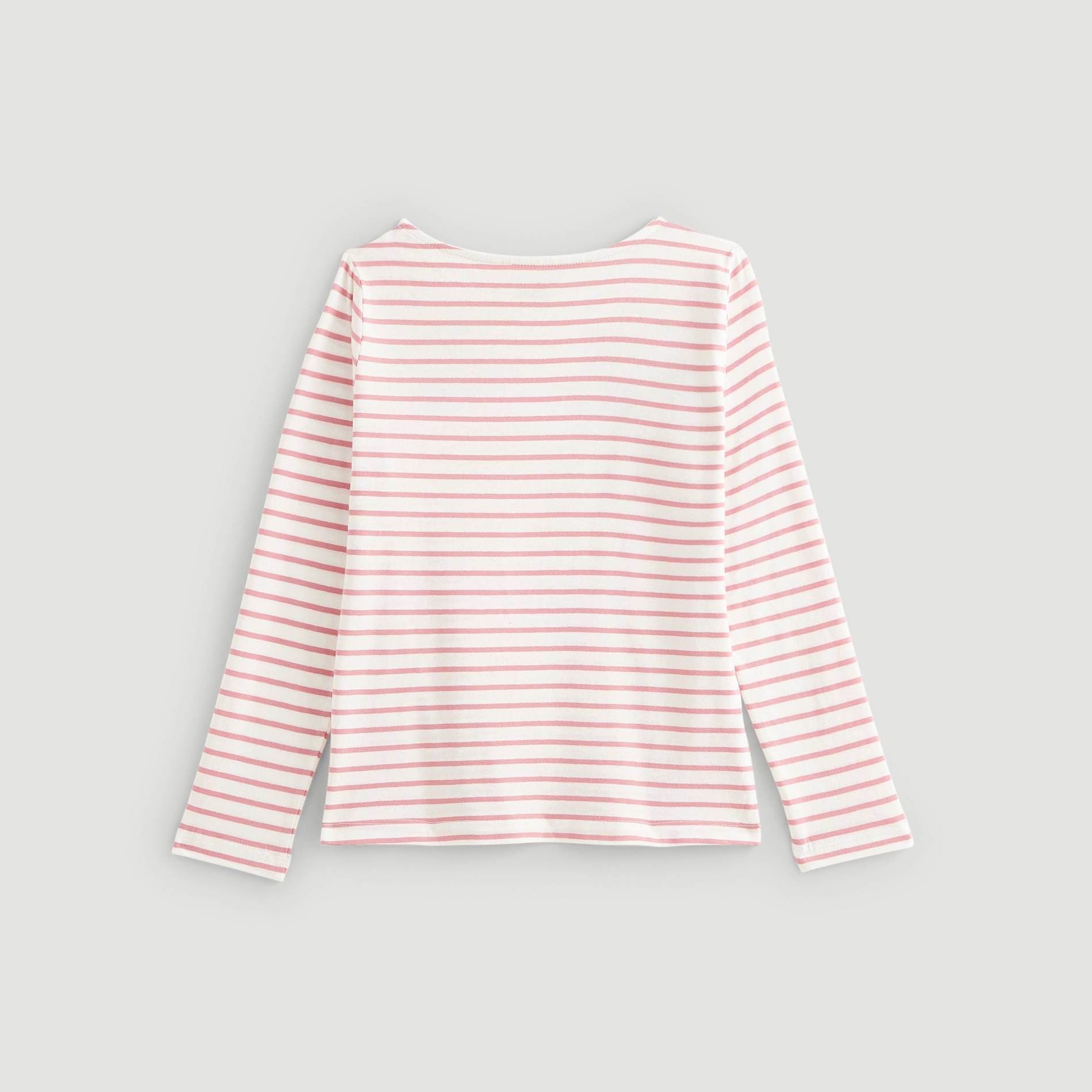 T-shirt manches longues en coton BIO, Ecru, large image number 1.0