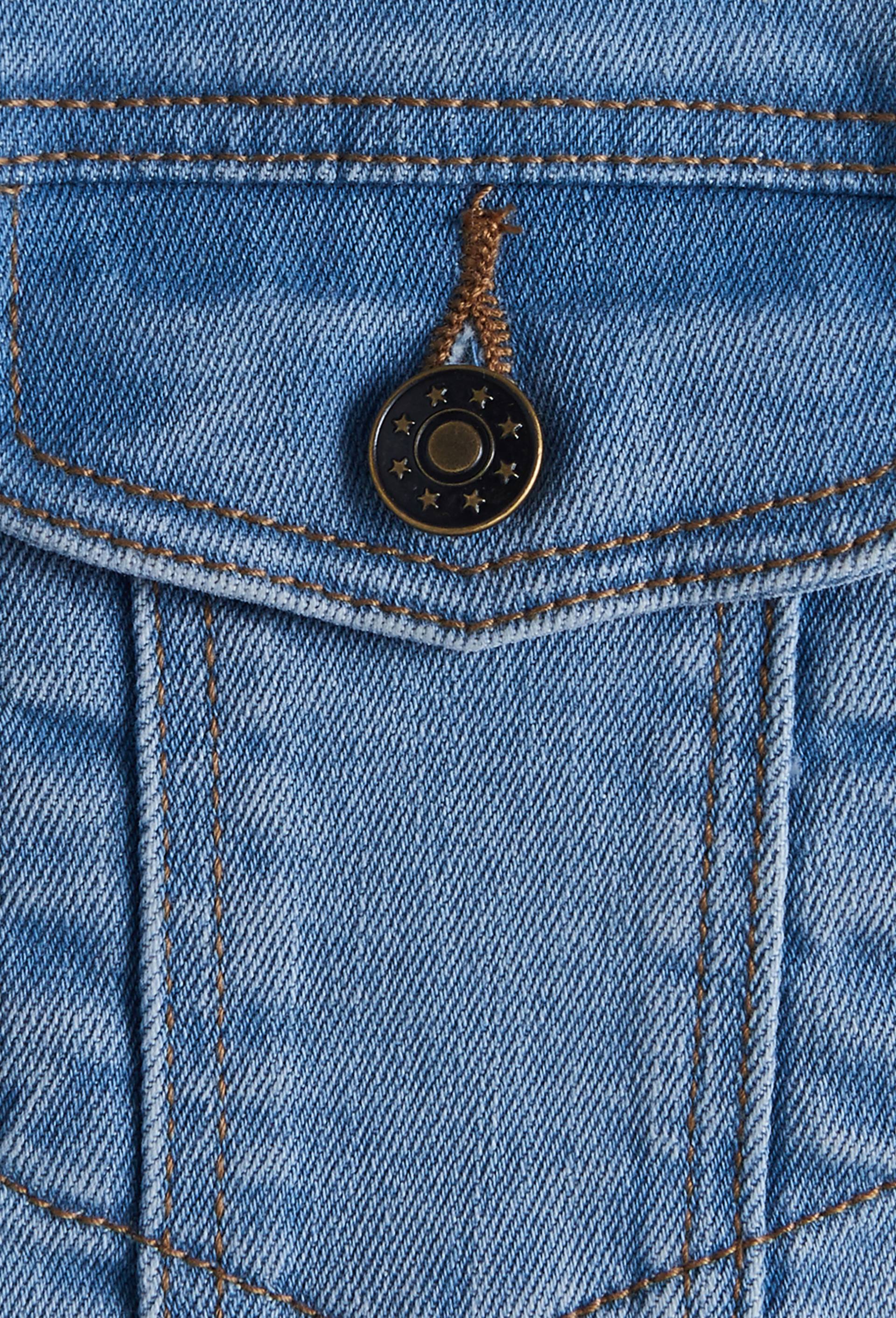 Veste en jean contenant du coton BIO, certifi&eacute; OEKO-TEX, Bleu clair, large image number 2