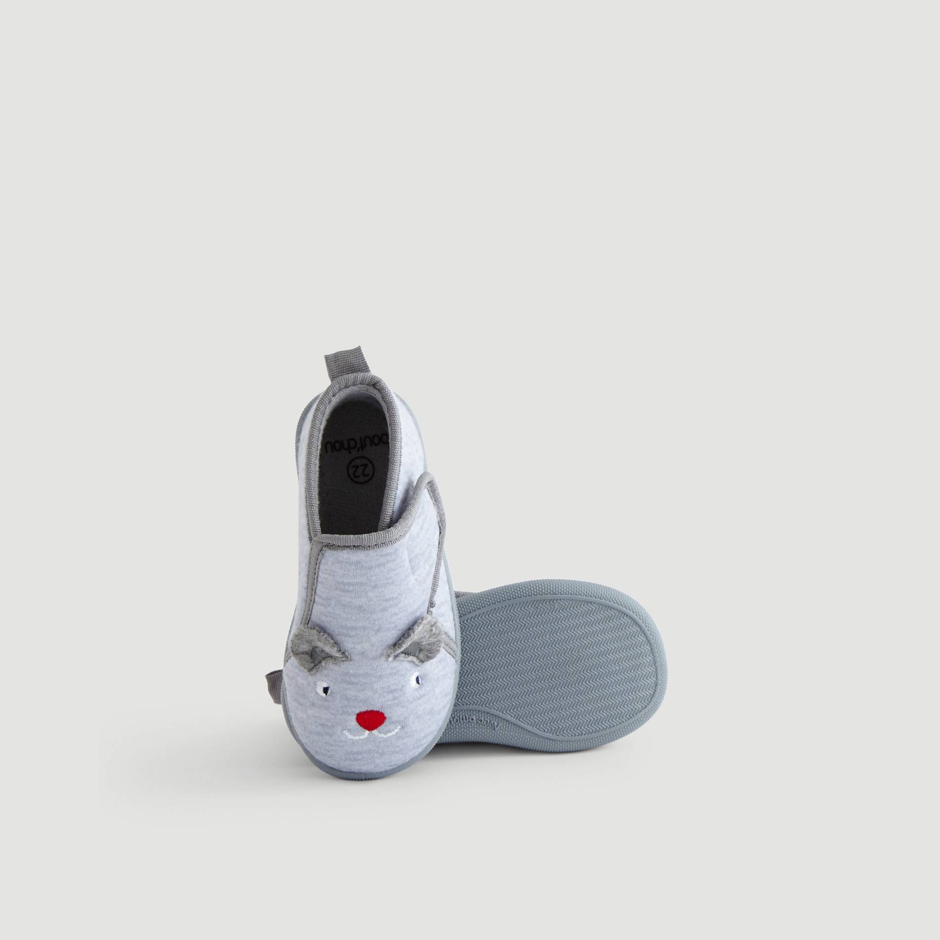 Chaussons, Gris moyen, large image number 1.0
