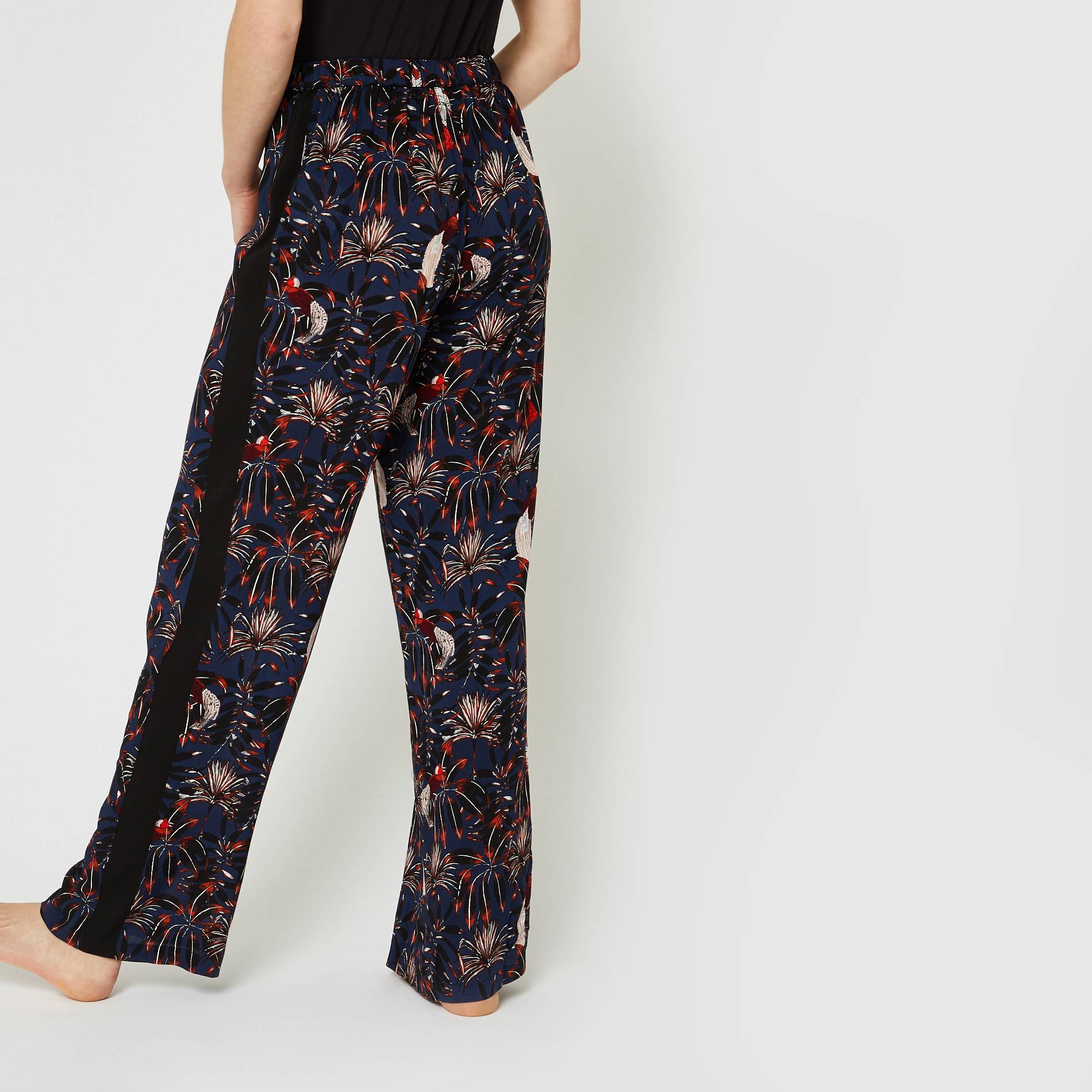 Pantalon large, Bleu marine, large image number 1