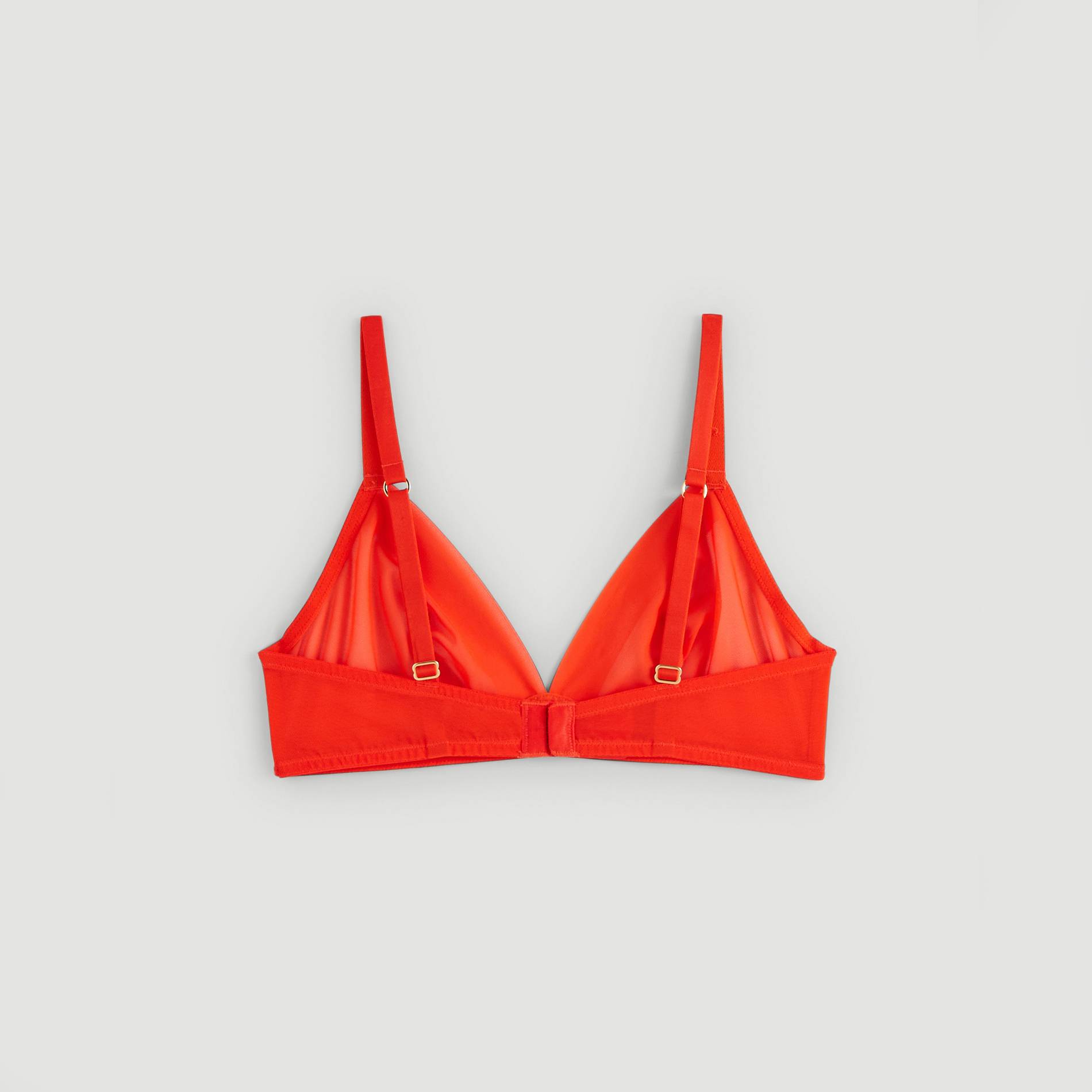 Soutien-gorge triangle en tulle, Orange, large image number 1.0