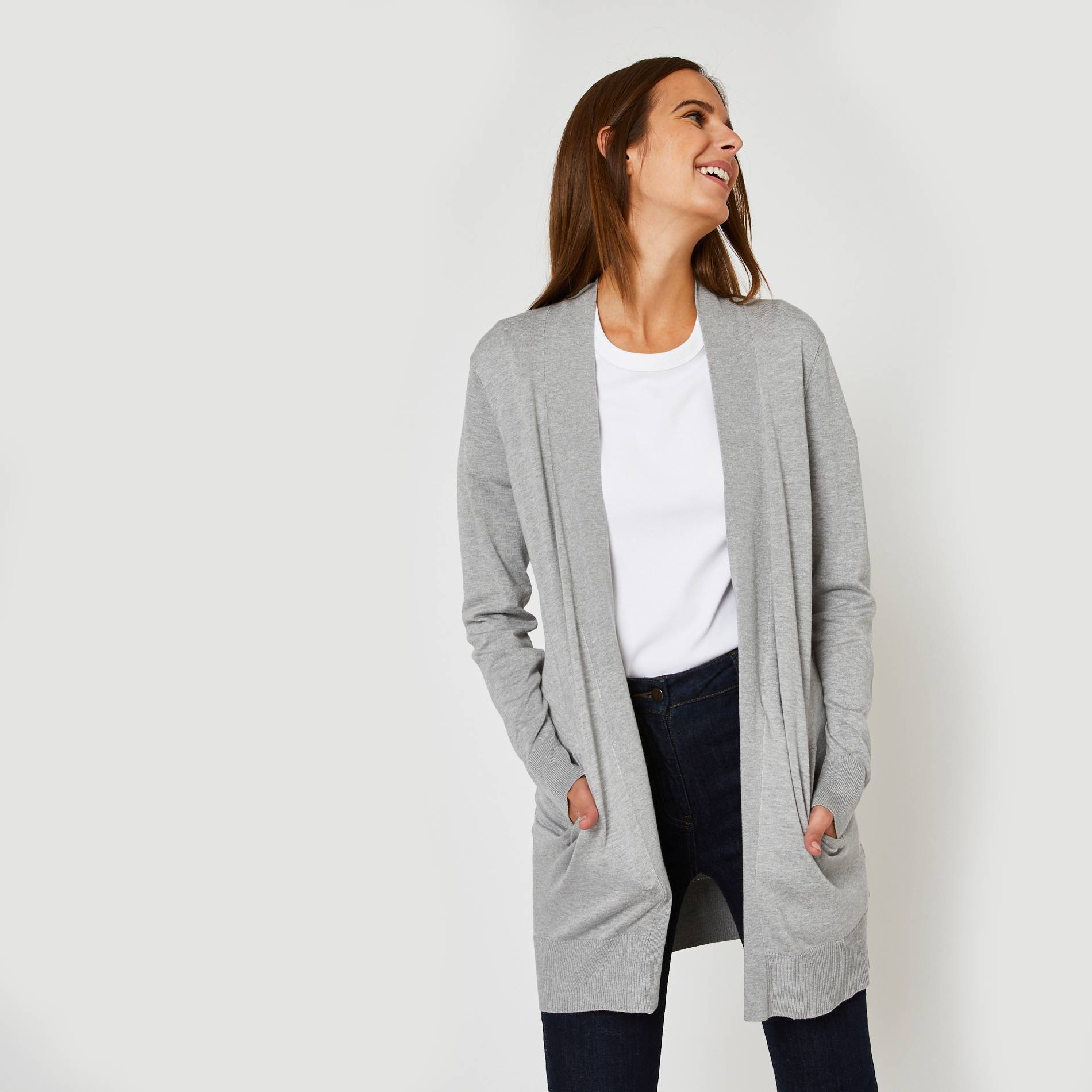 Gilet, Gris moyen, large image number 0