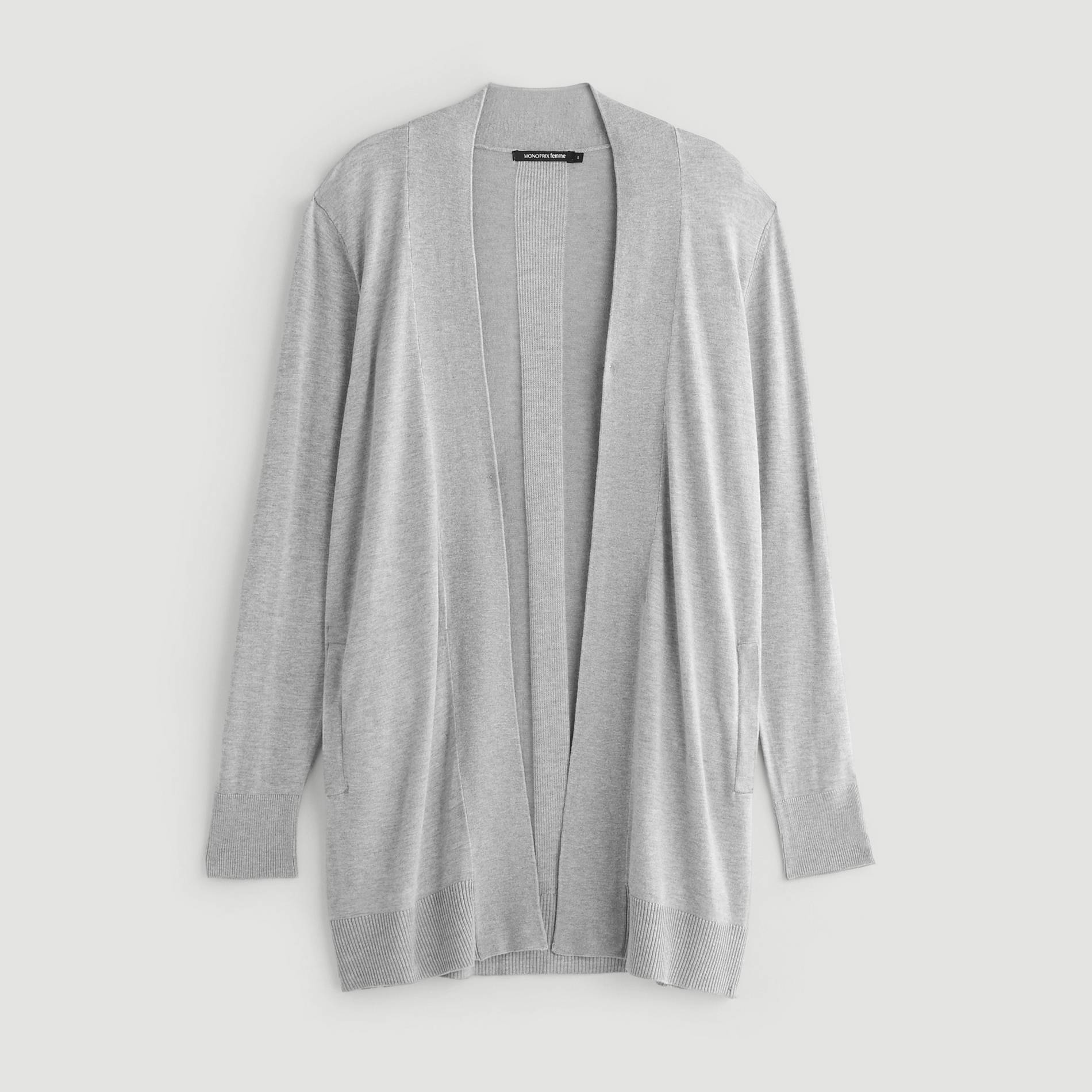 Gilet, Gris moyen, large image number 2
