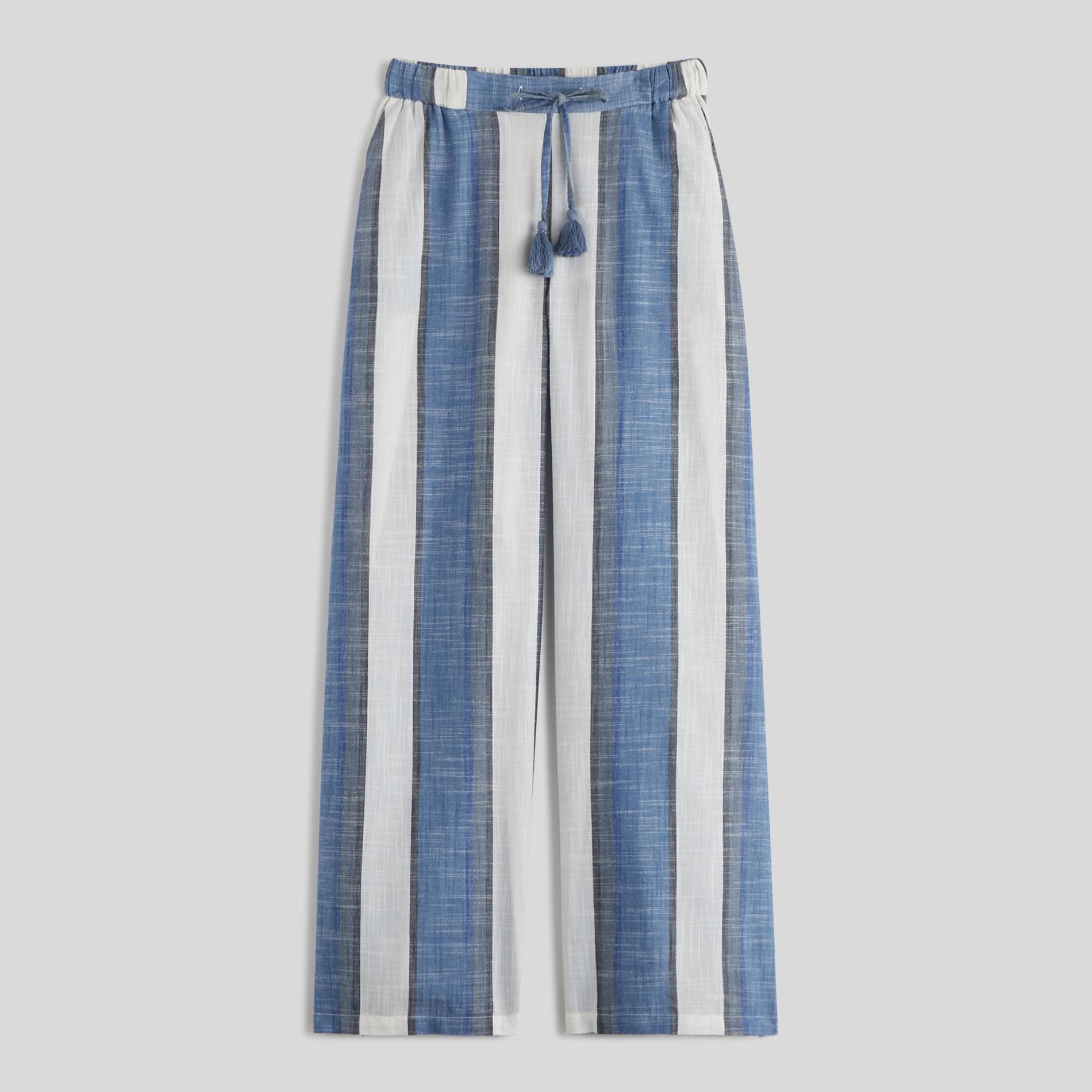Pantalon large, Bleu marine, large image number 0