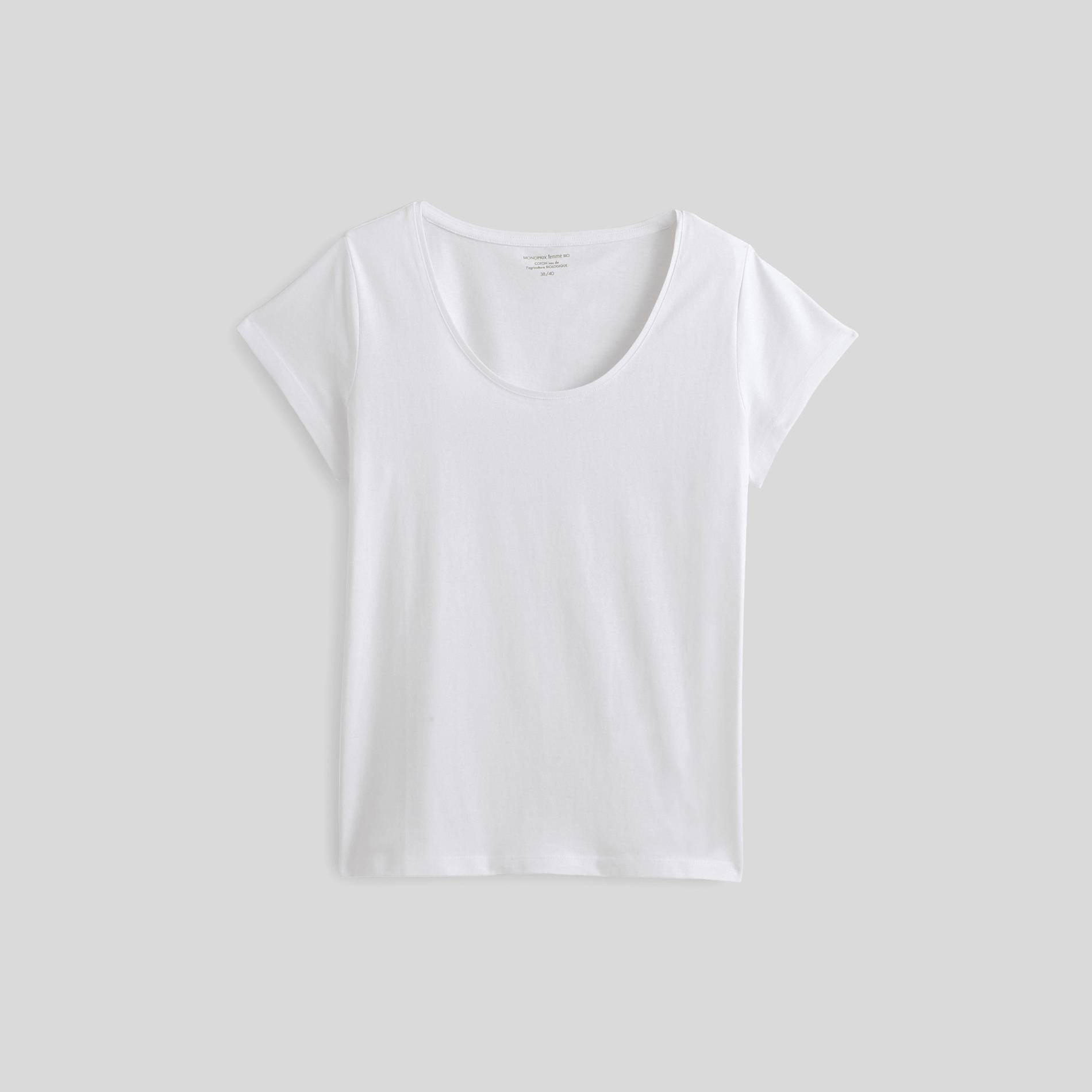 T-shirt en coton BIO, Blanc, large image number 2.0