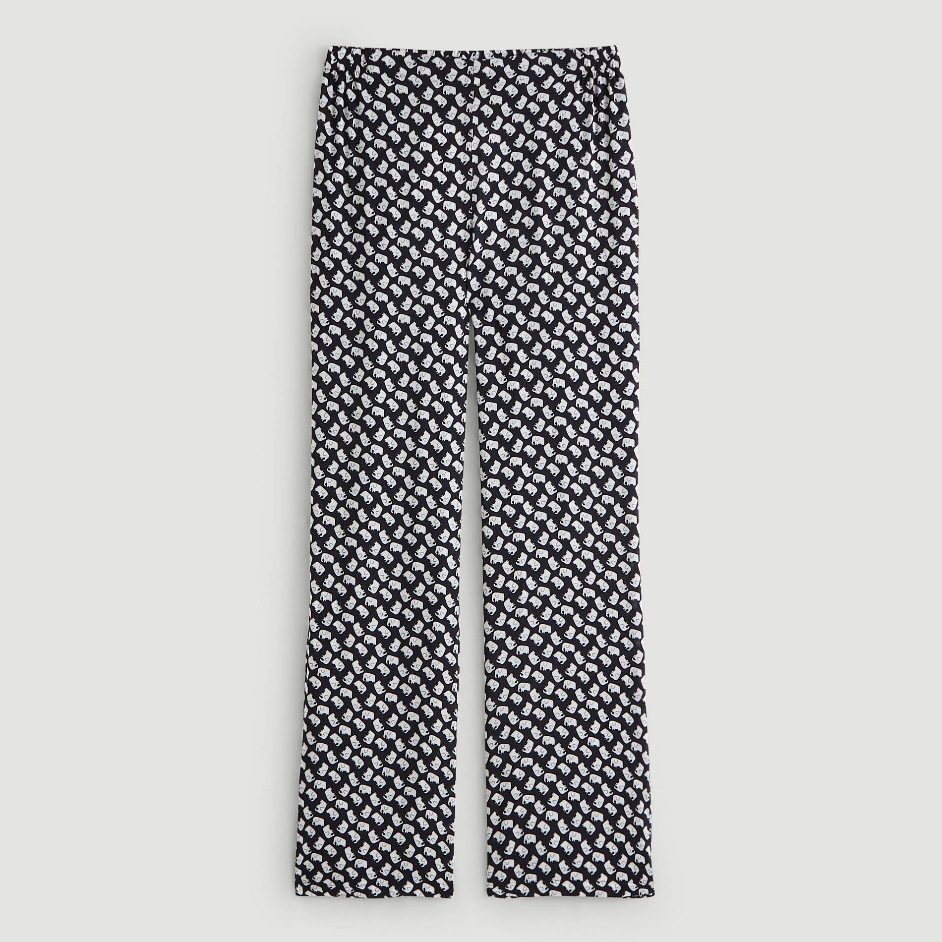 Pantalon imprimé, Bleu marine, large image number 2.0
