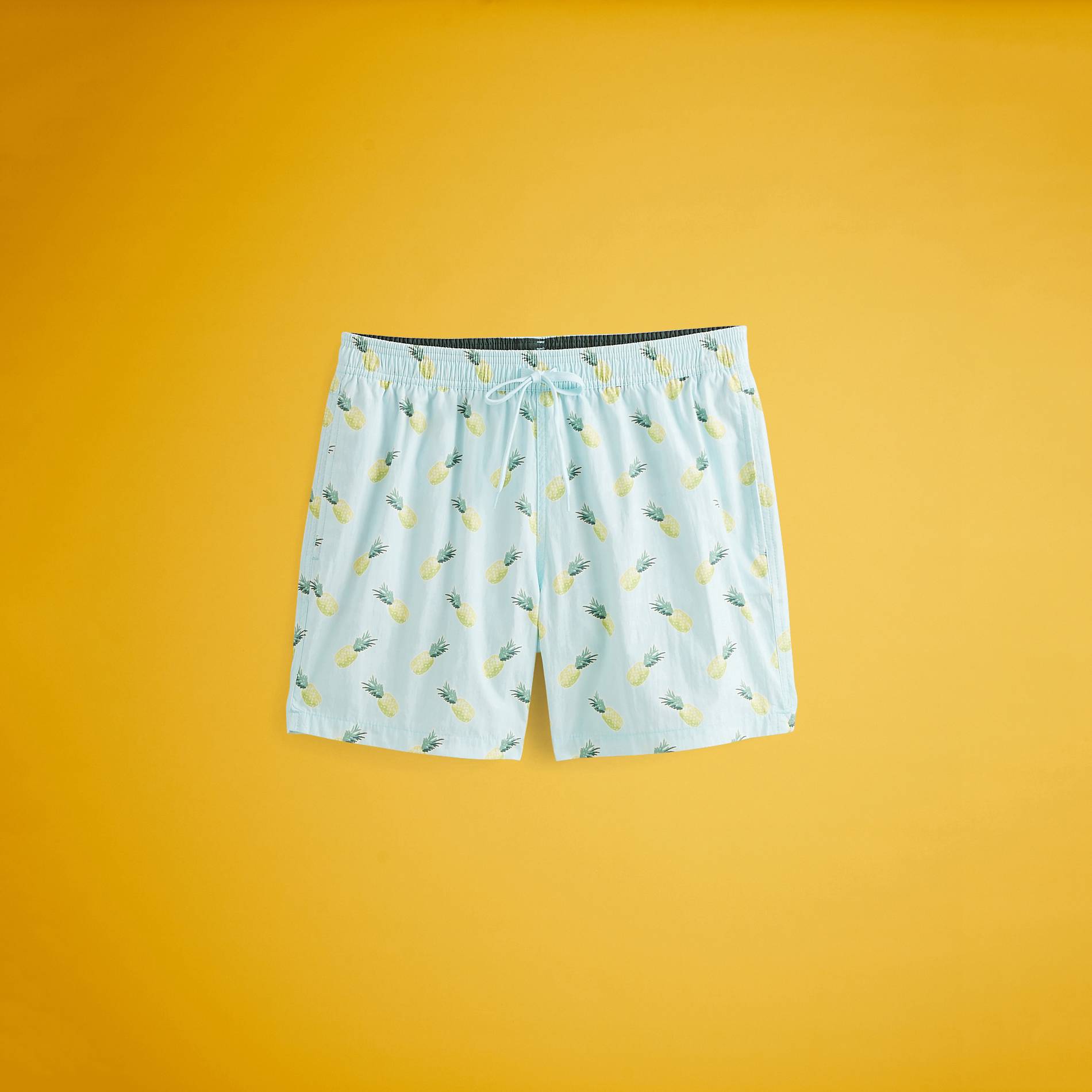 Short de bain imprimé, Bleu pâle, large image number 0