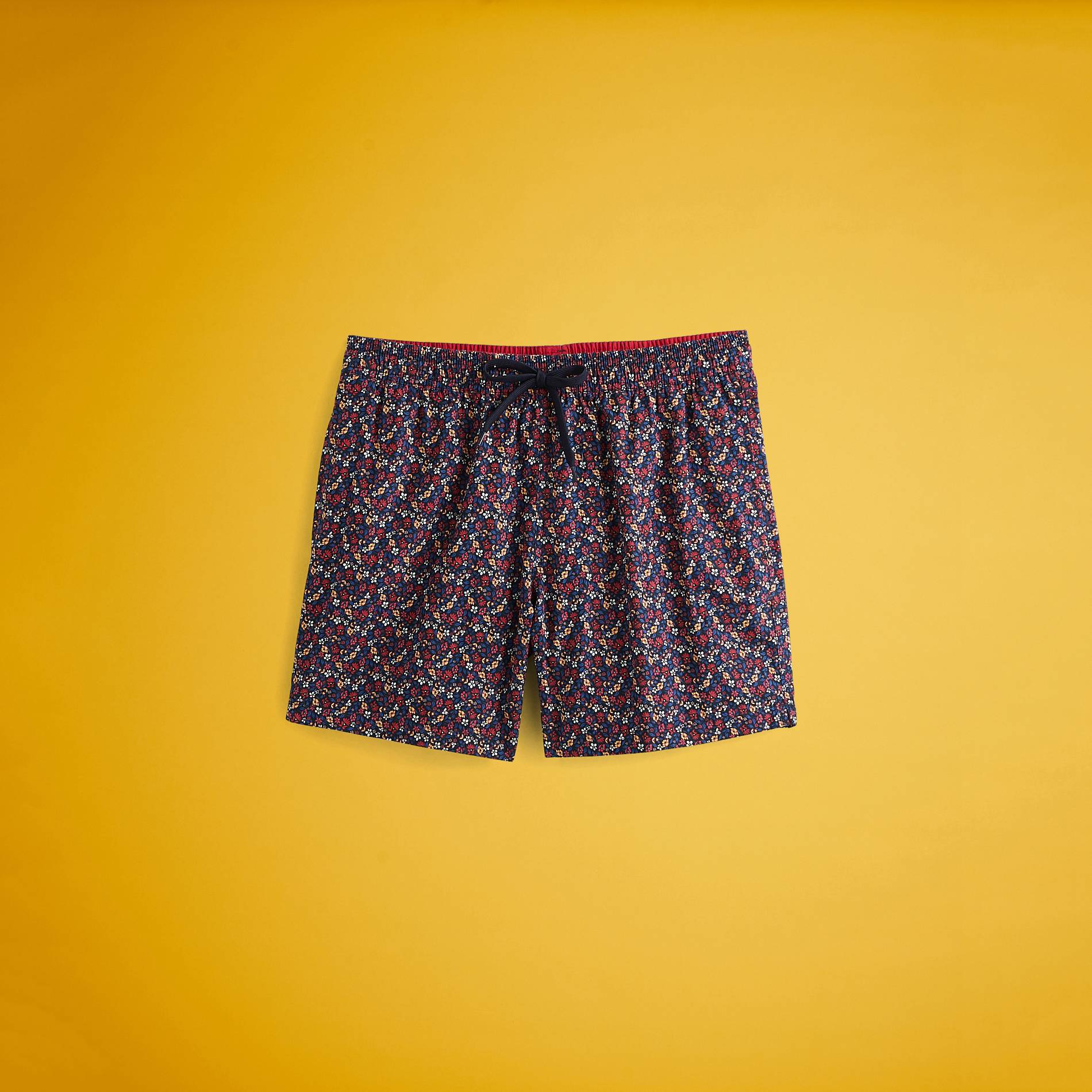 Short de bain imprimé, Bleu marine, large image number 0.0