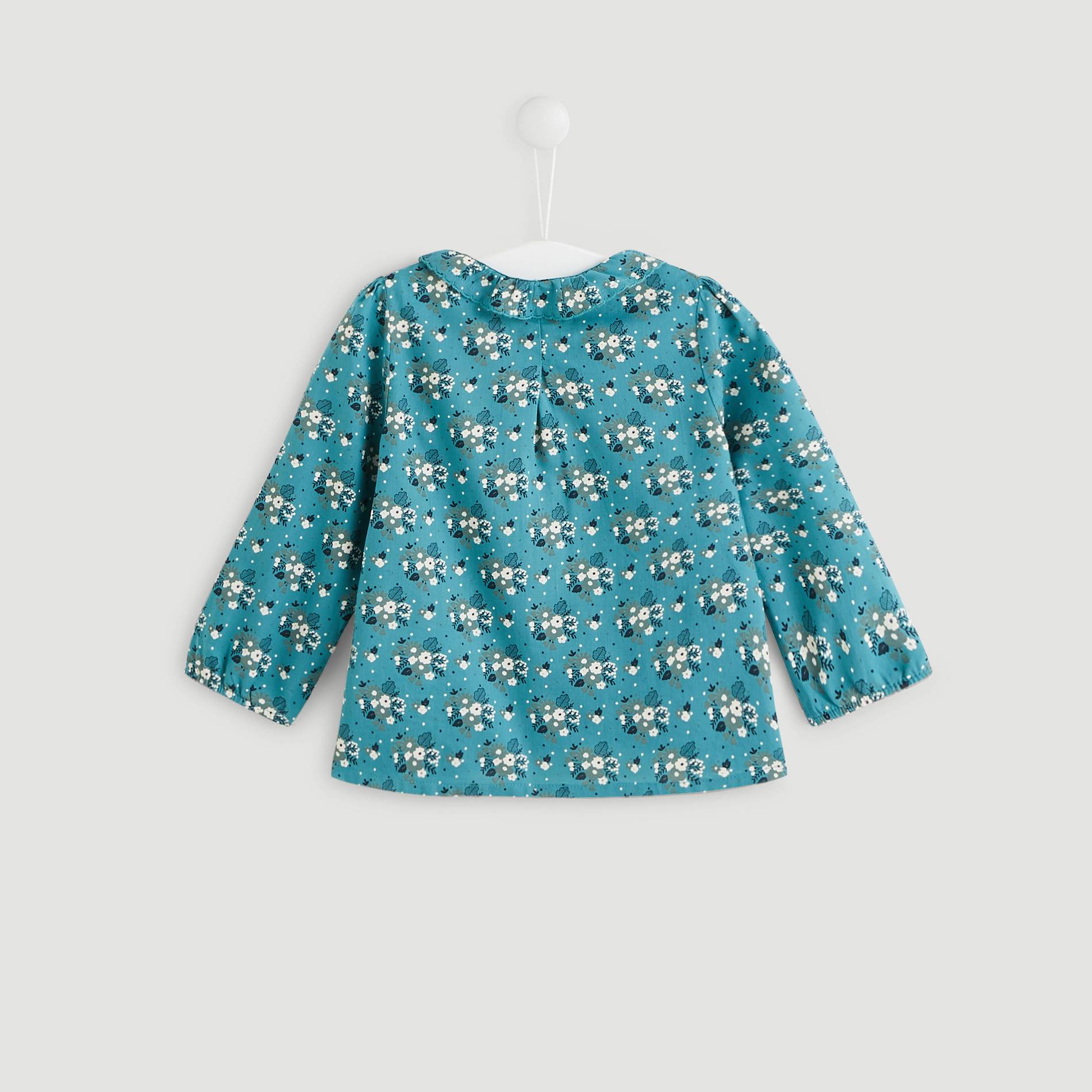 Blouse imprimée, Bleu canard, large image number 1