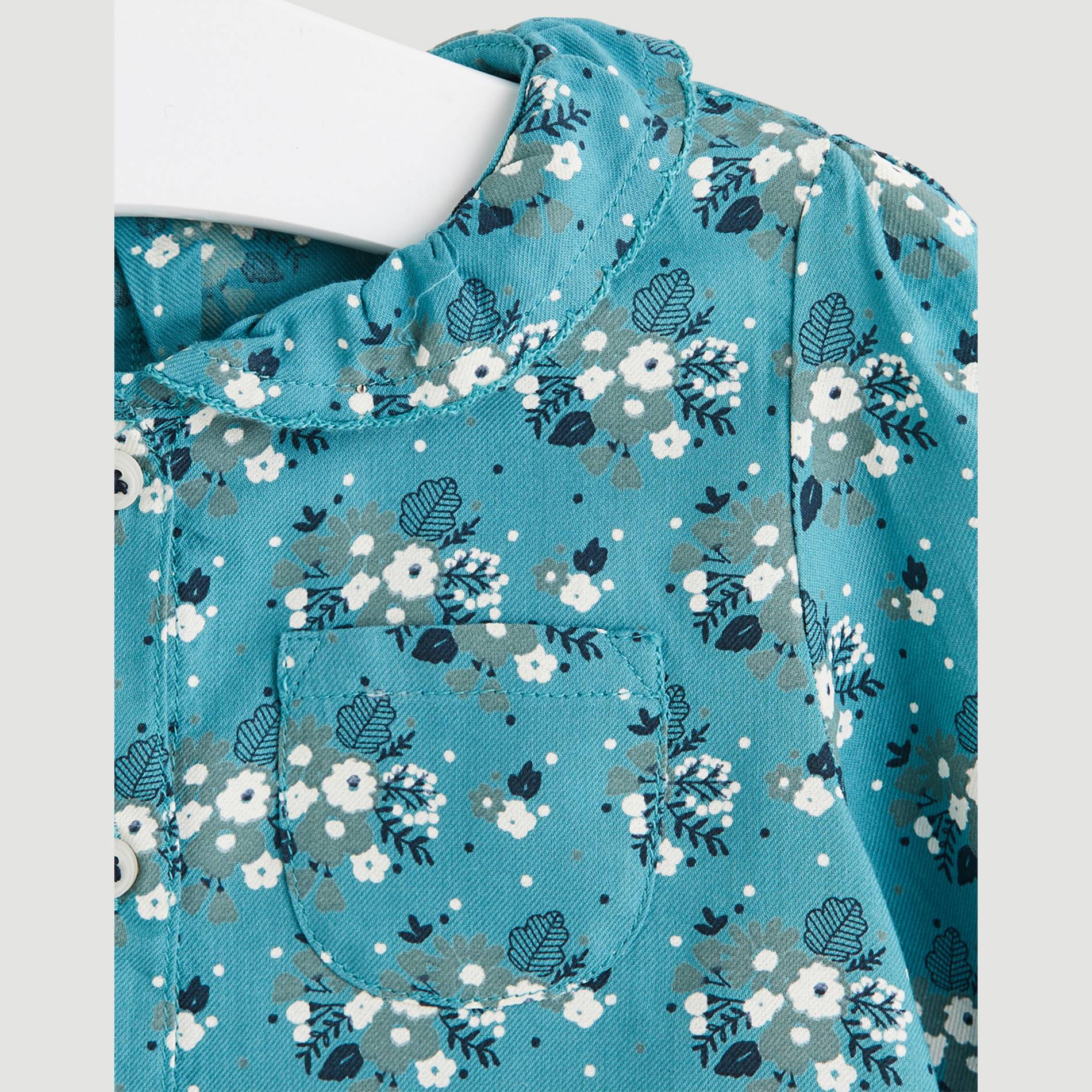 Blouse imprimée, Bleu canard, large image number 2