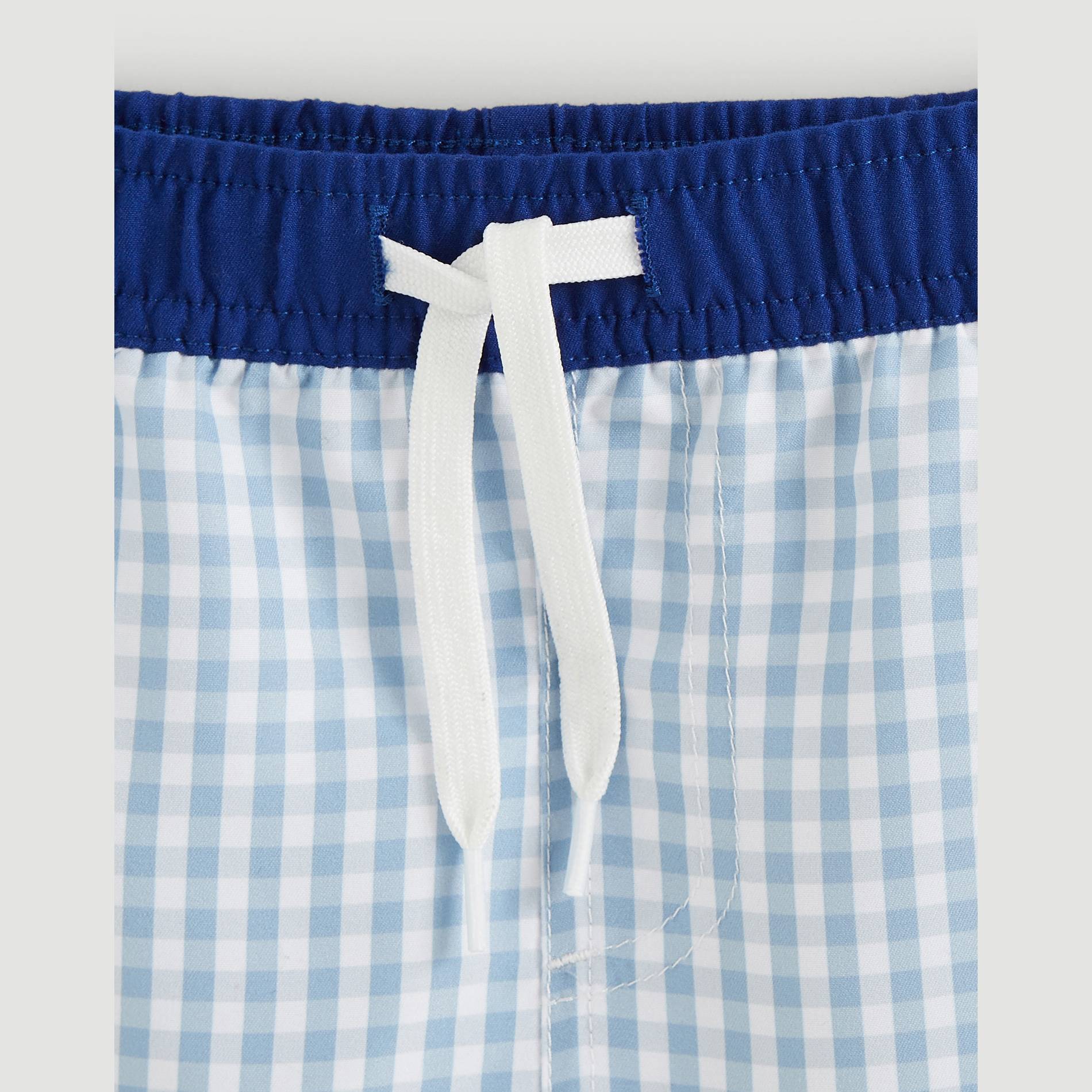 Short de bain rayé, Bleu marine, large image number 2