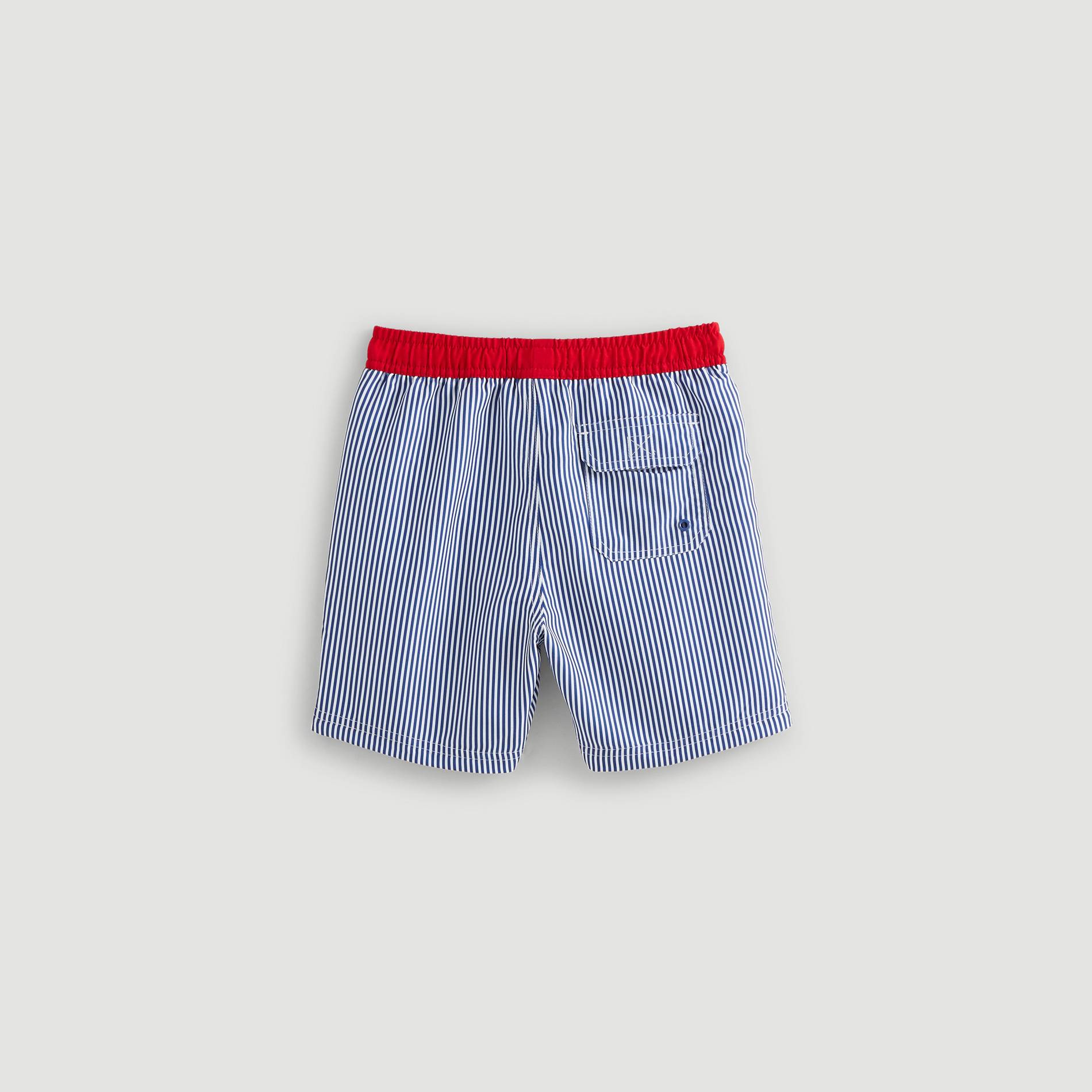 Short de bain imprimé, Bleu marine, large image number 1