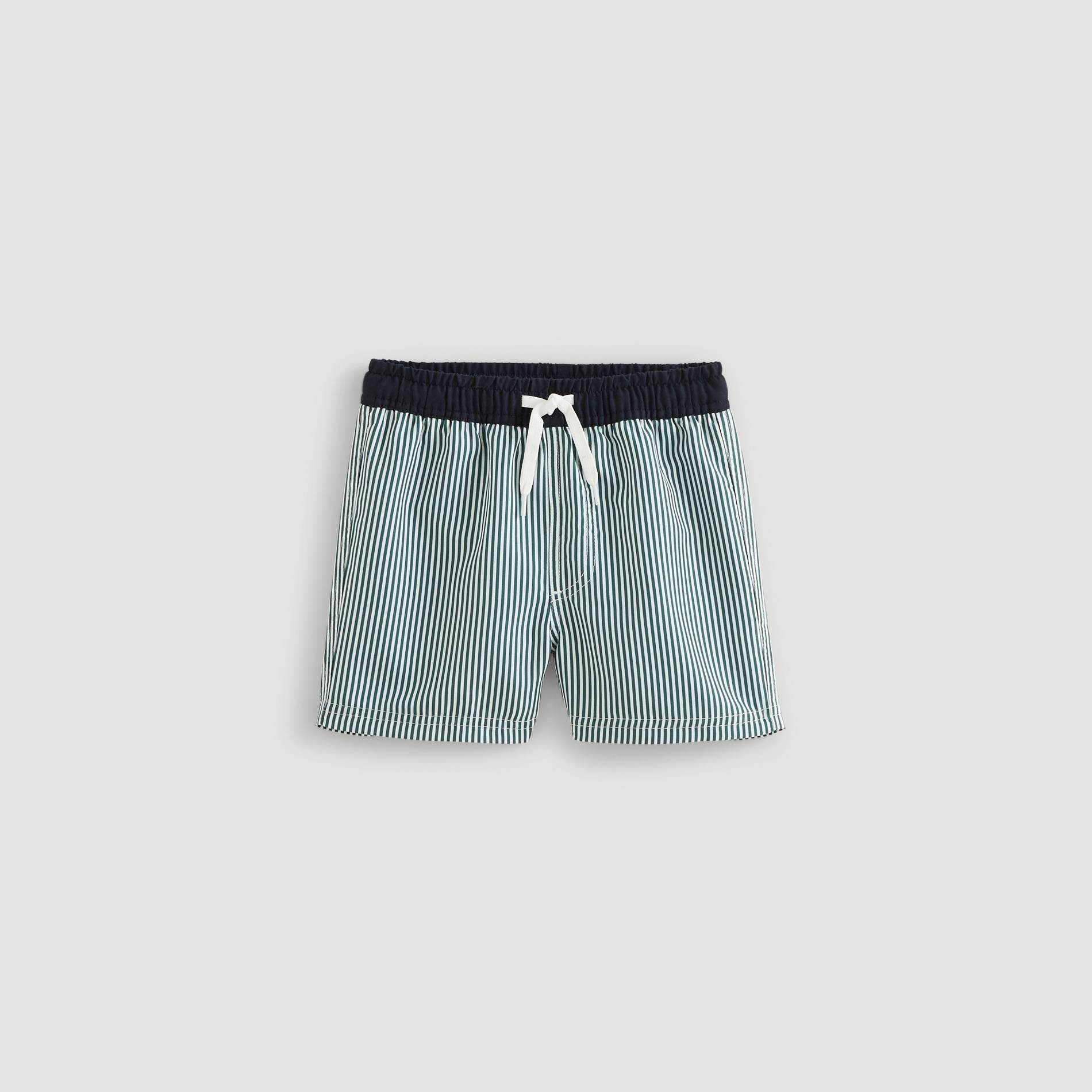 Short de bain imprimé, Bleu aqua, large image number 0