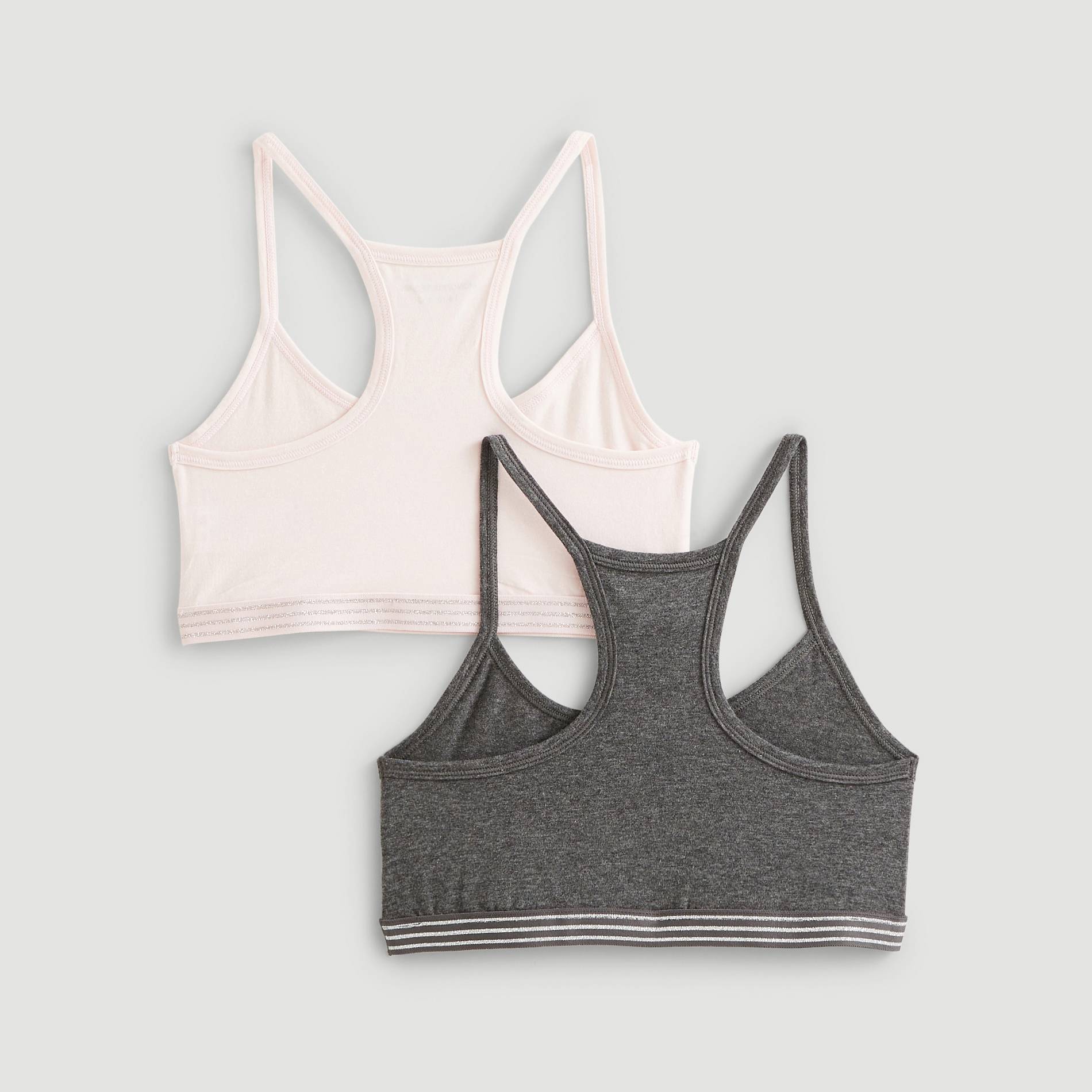Lot de 2 brassières - Monoprix Fit, Gris foncé, large image number 1