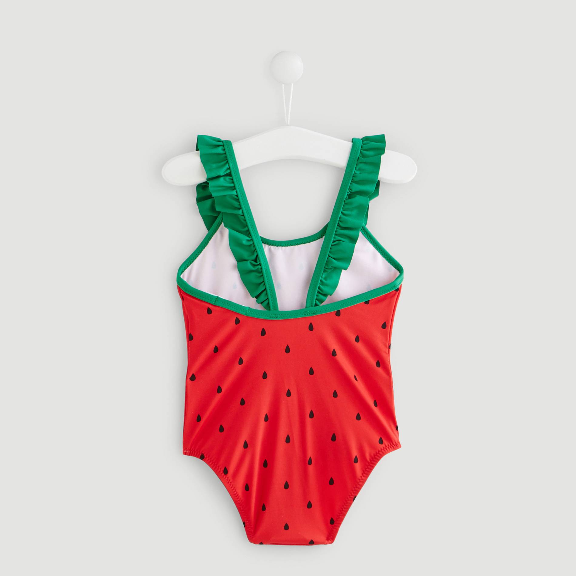 Maillot de bain 1 pièce pastèque, Orange, large image number 1