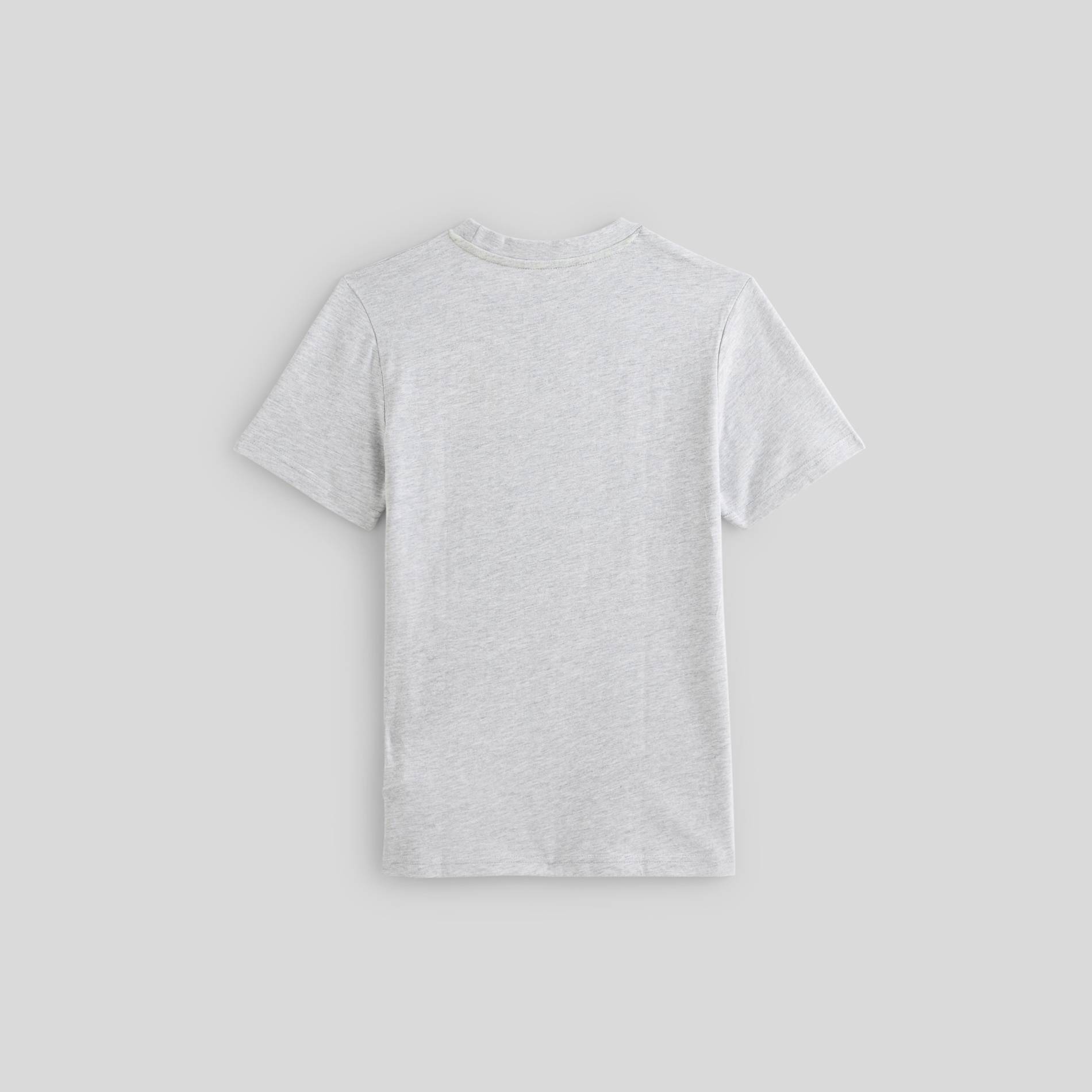T-shirt manches courtes imprimé en coton BIO - Monoprix Fit, Gris clair, large image number 1.0