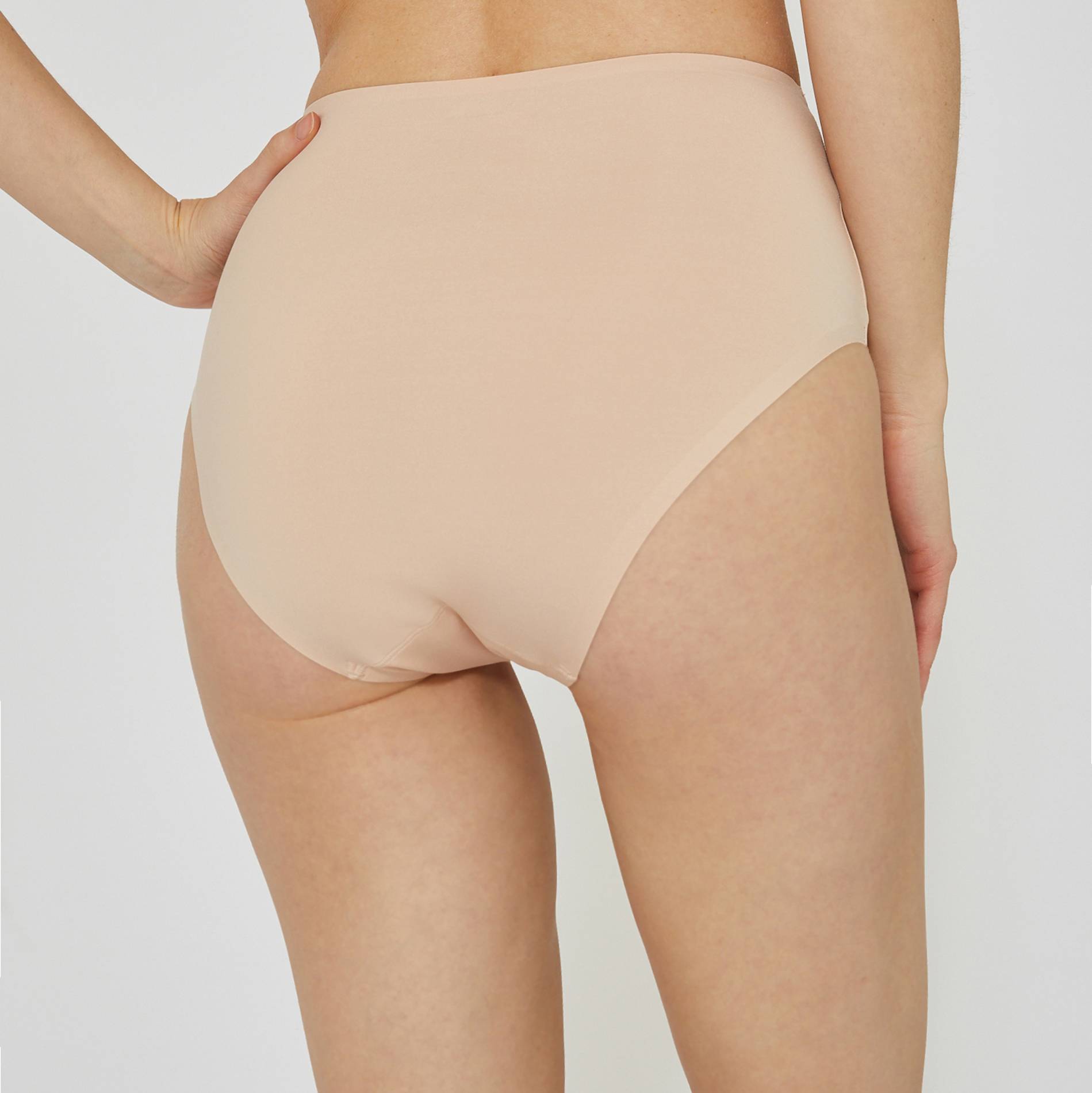 Culotte taille haute en microfibre, Rose pâle, large image number 1.0