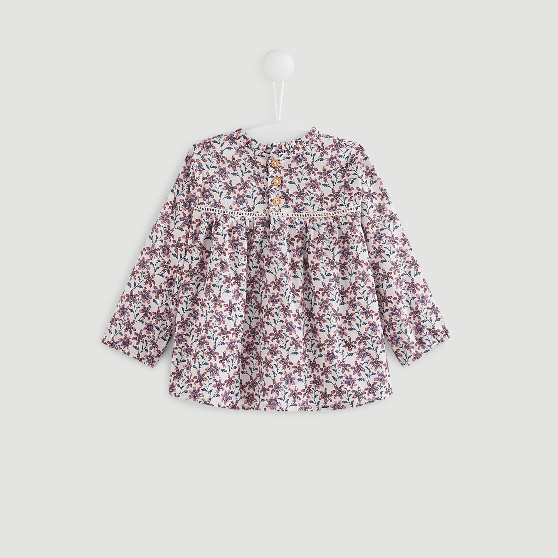 Blouse imprimée, Rose pâle, large image number 1