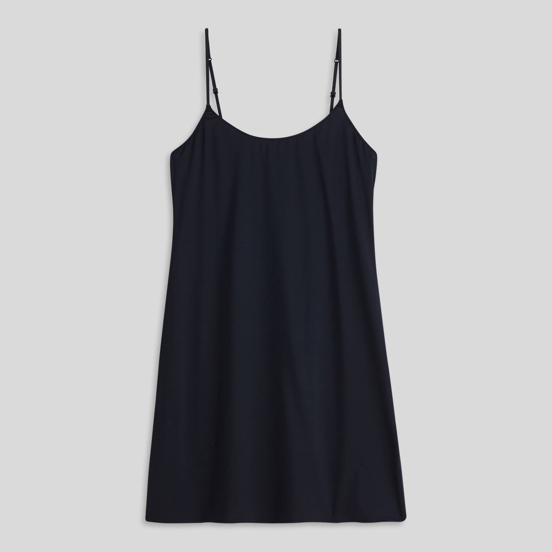 Fond de robe en microfibre, Bleu marine, large image number 0.0