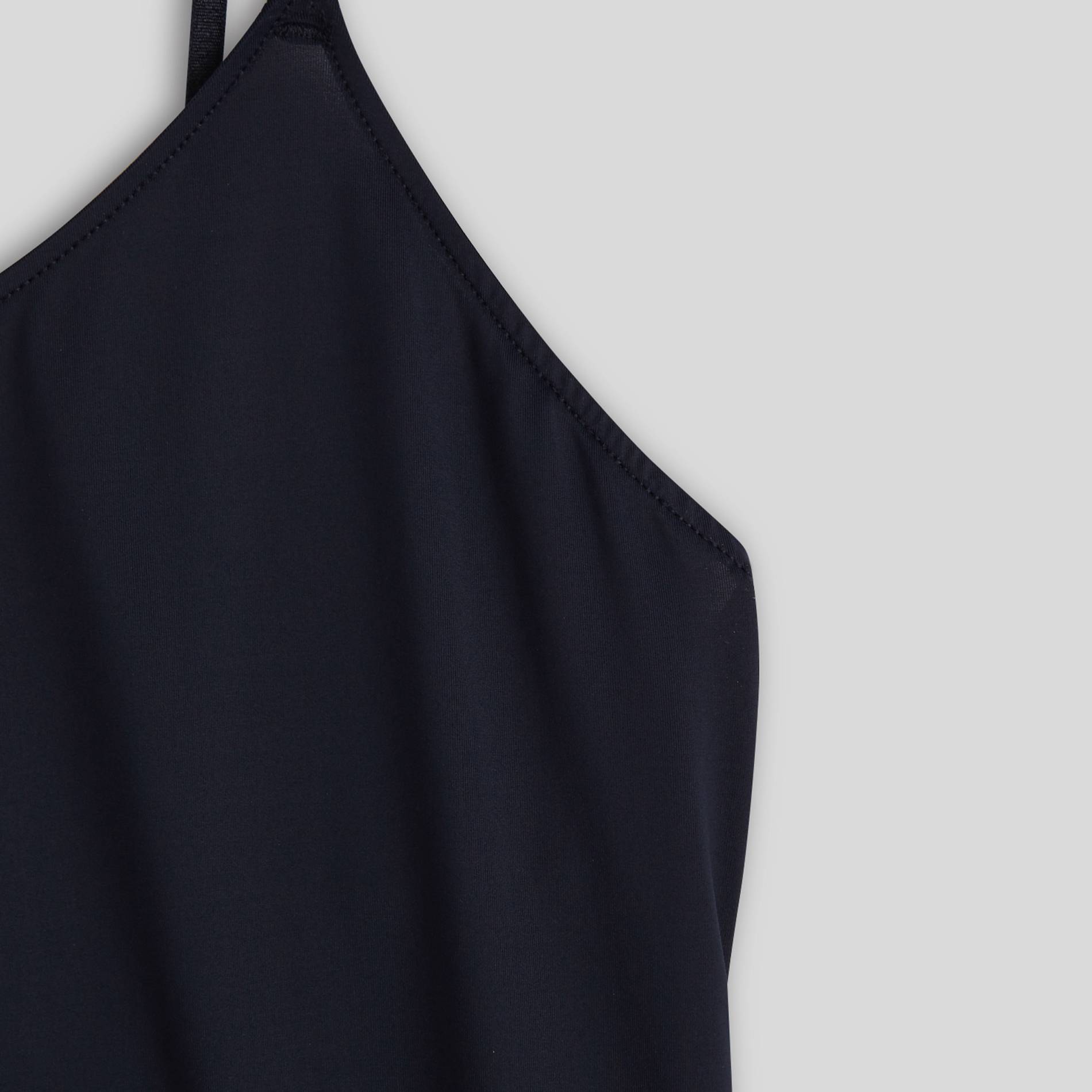 Fond de robe en microfibre, Bleu marine, large image number 2