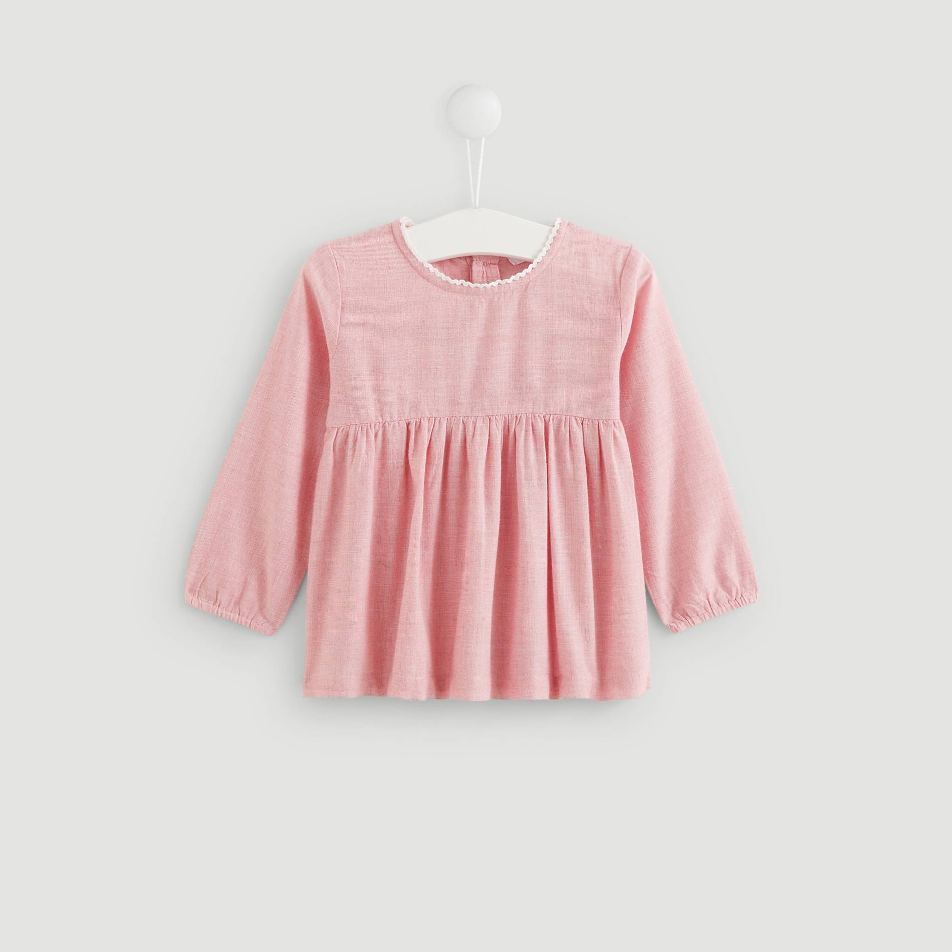 Blouse manches longues, Cerise, large image number 0.0