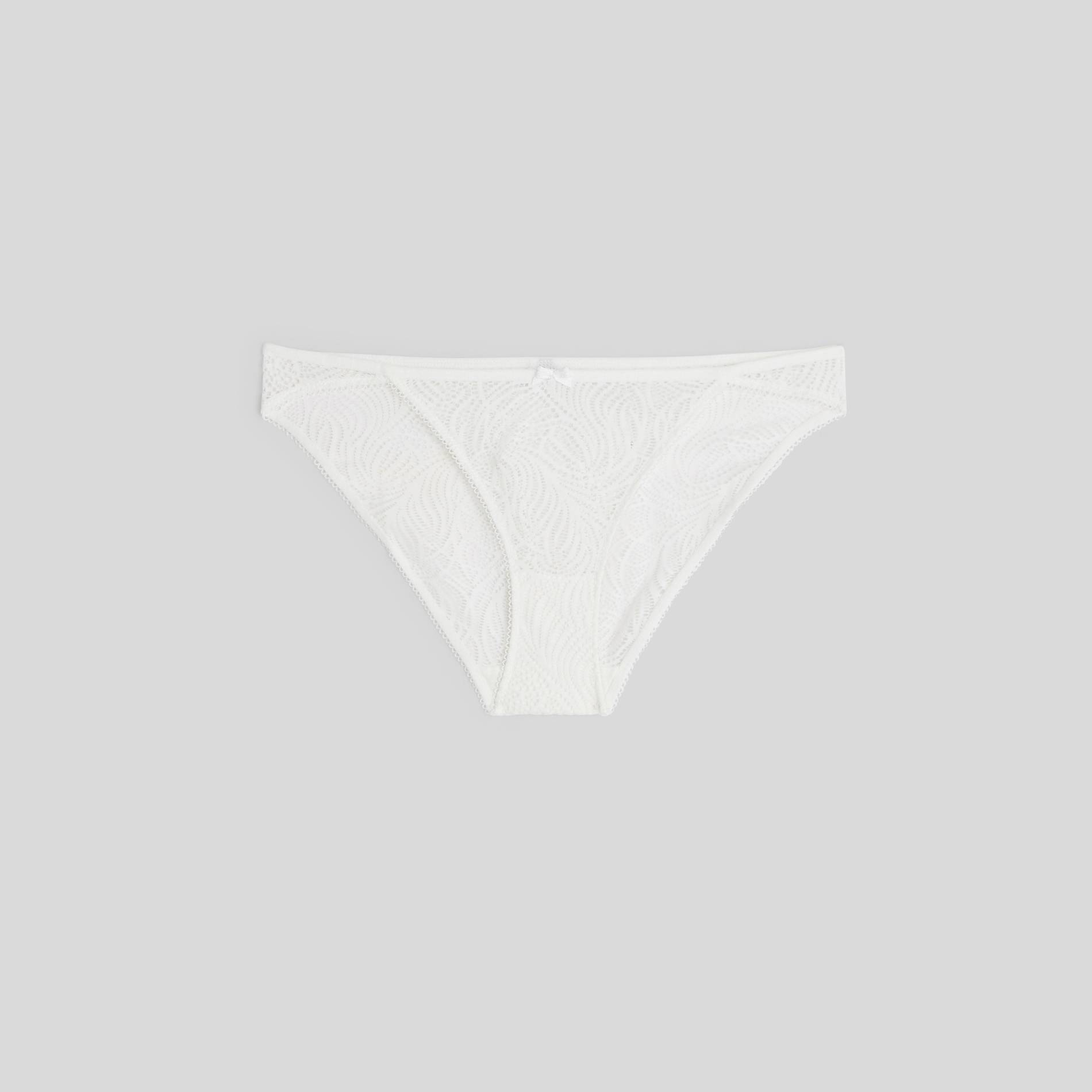 Culotte en dentelle, Ecru, large image number 0