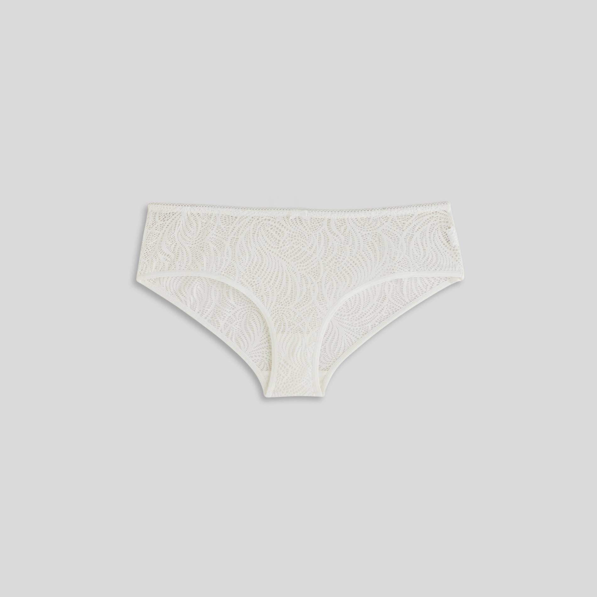 Shorty en dentelle, Ecru, large image number 0
