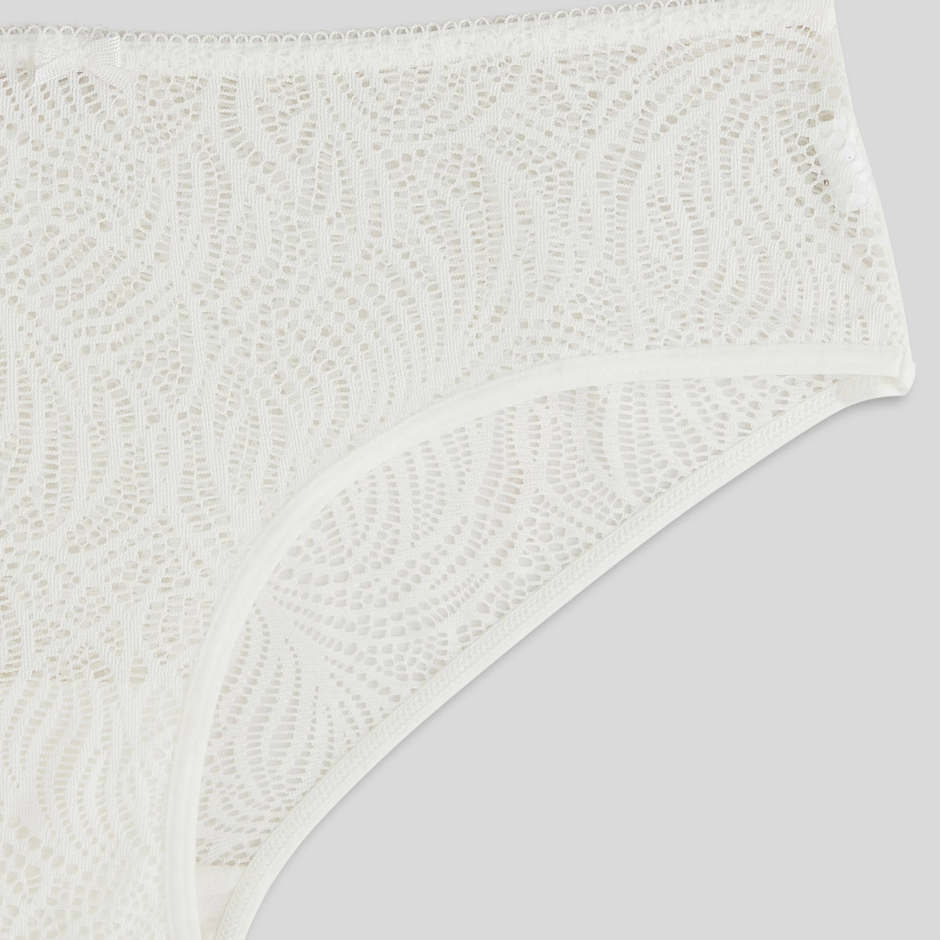 Shorty en dentelle, Ecru, large image number 2.0