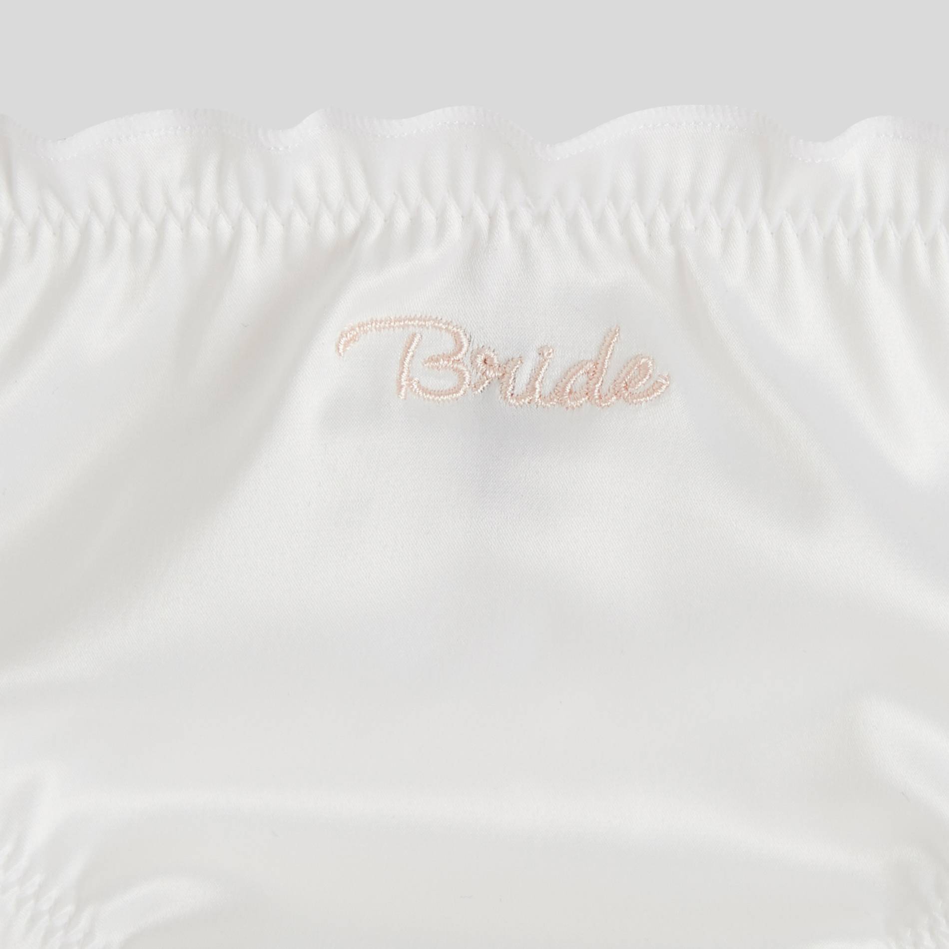 Culotte froufrou en satin "Bride", Ecru, large image number 2