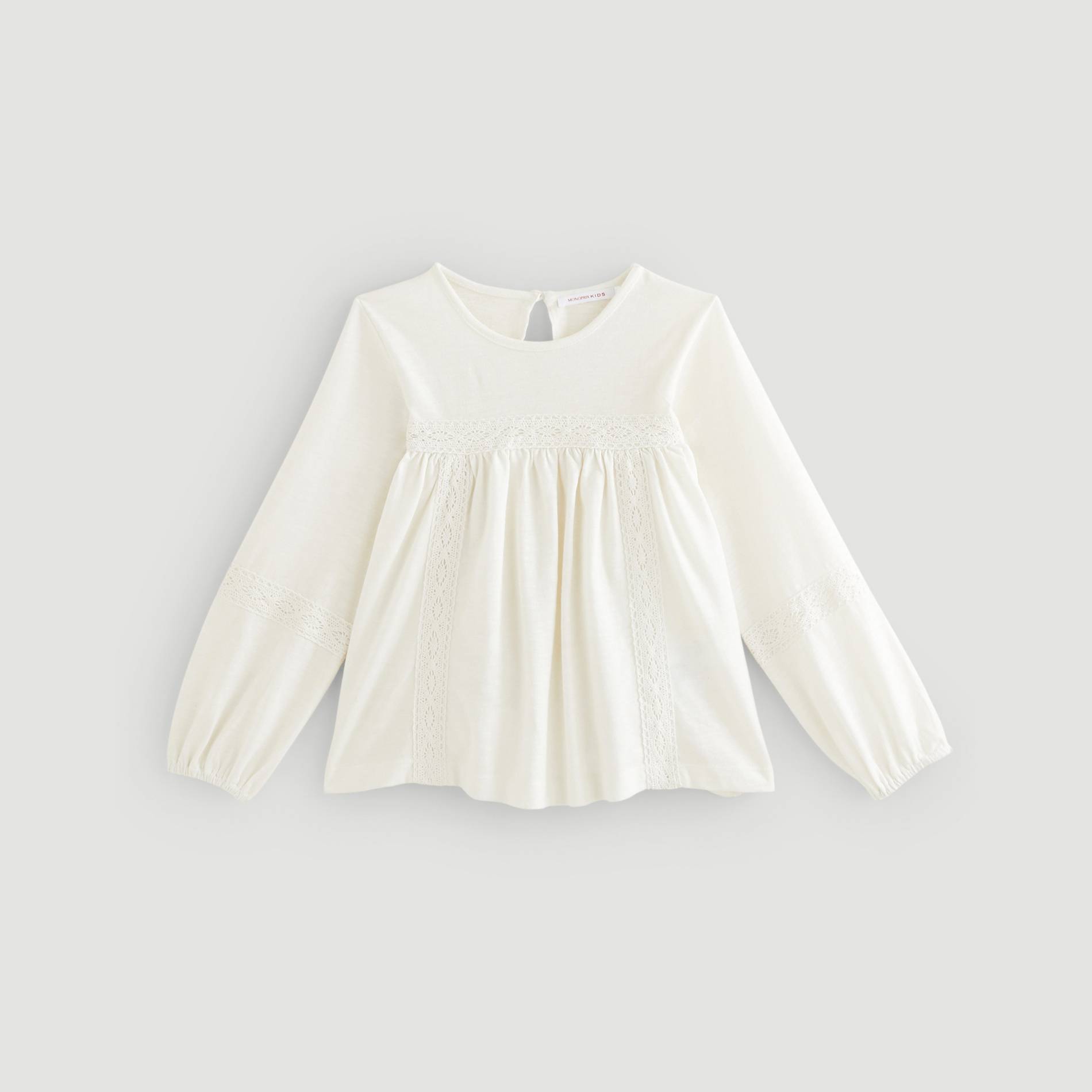 T-shirt manches longues, Blanc, large image number 0