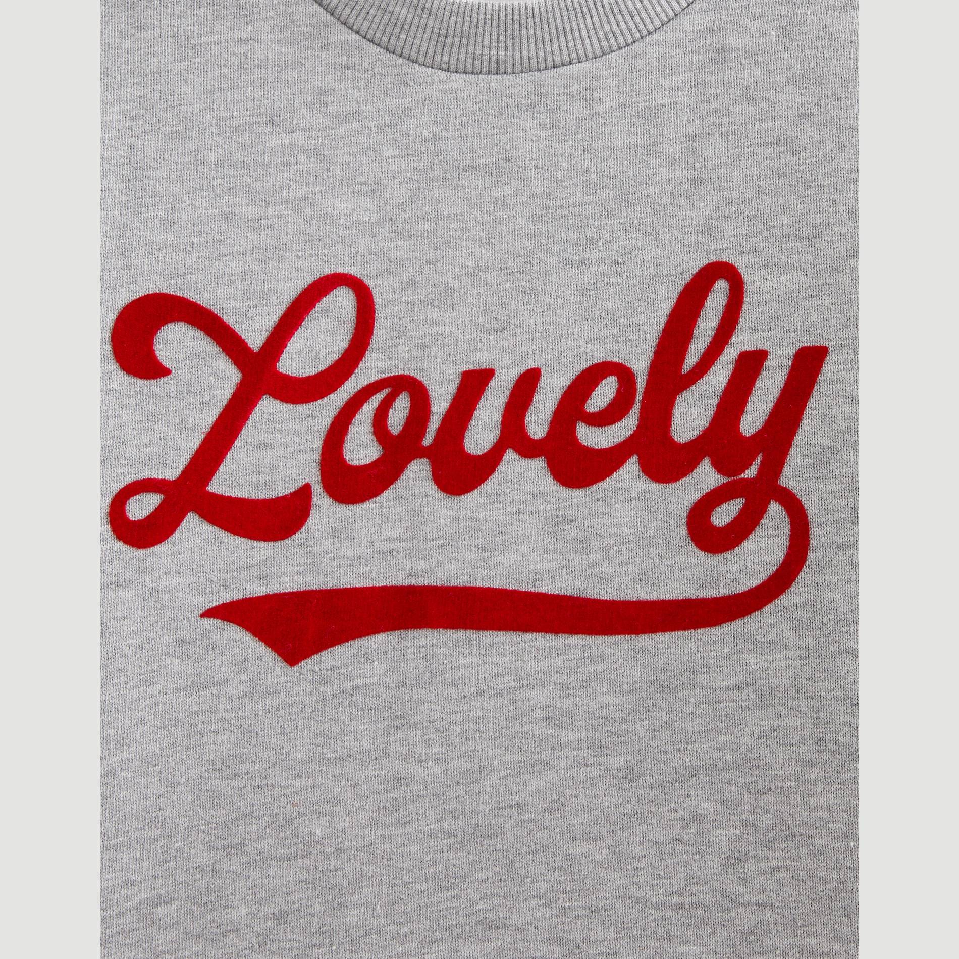 Sweat imprime, Gris moyen, large image number 2