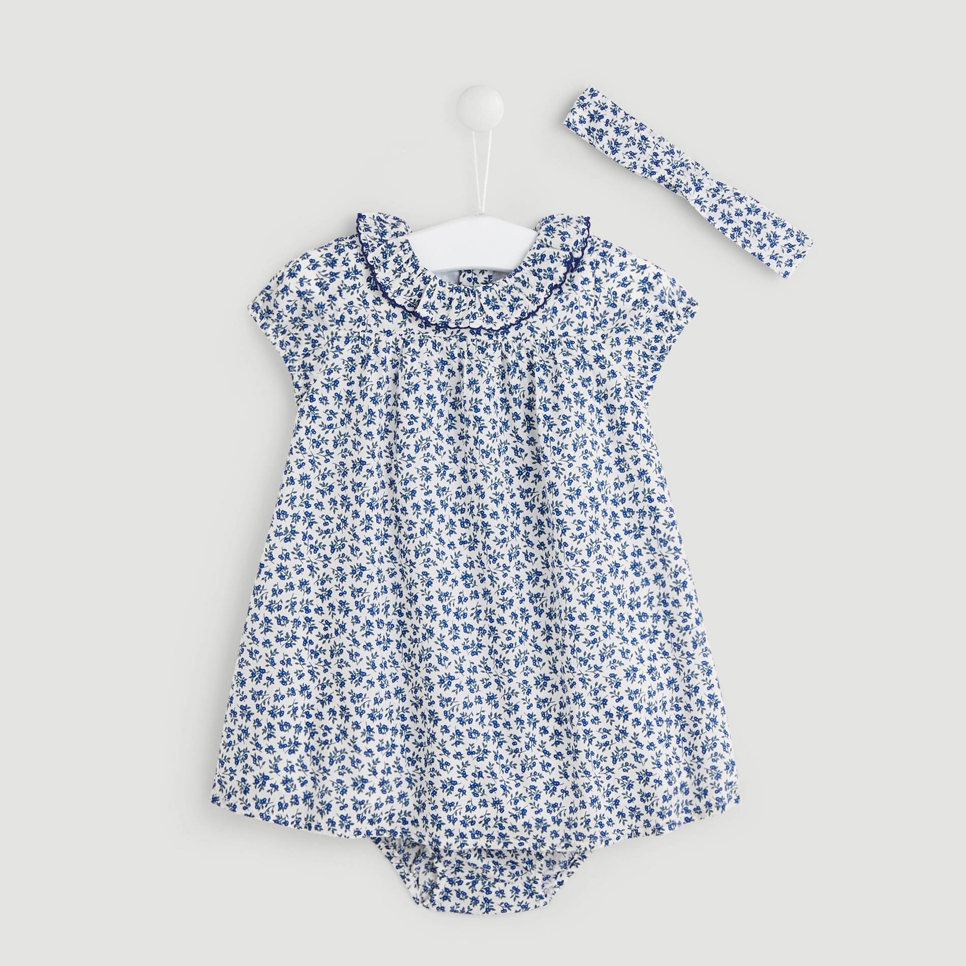 Robe imprimée, Blanc, large image number 0