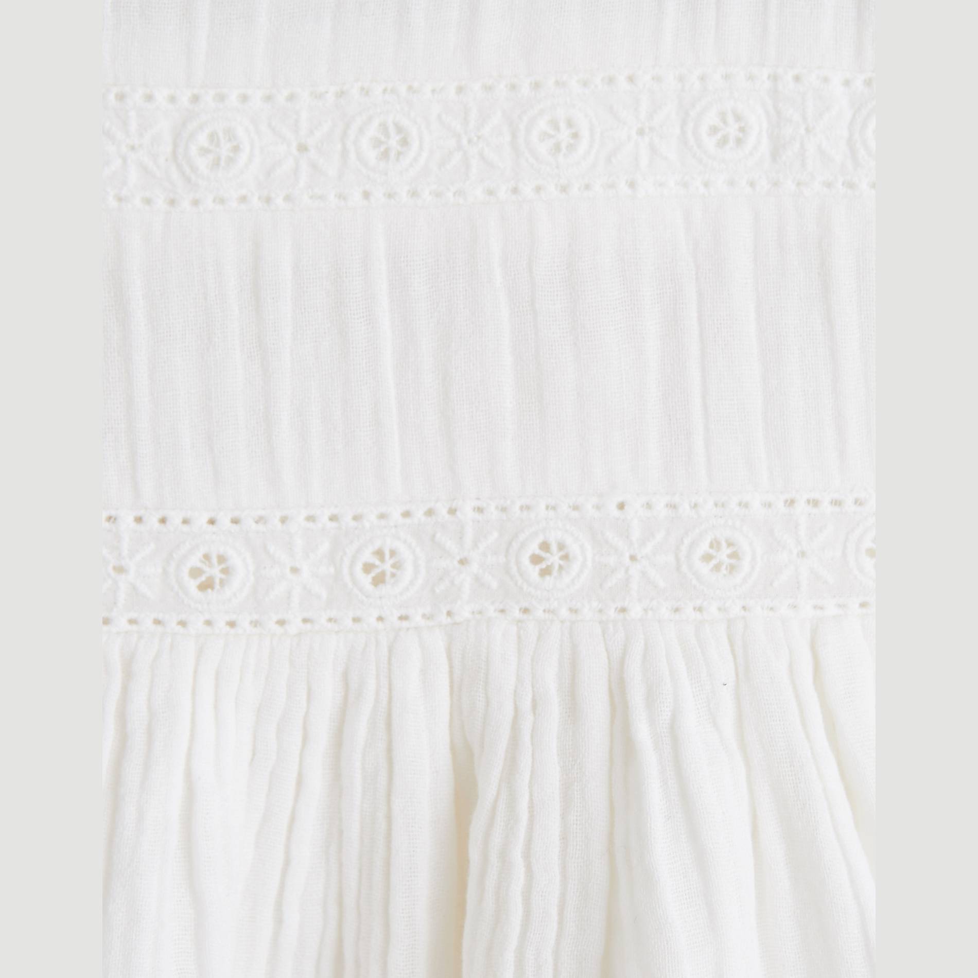 Robe blouse en dentelle, Blanc, large image number 2