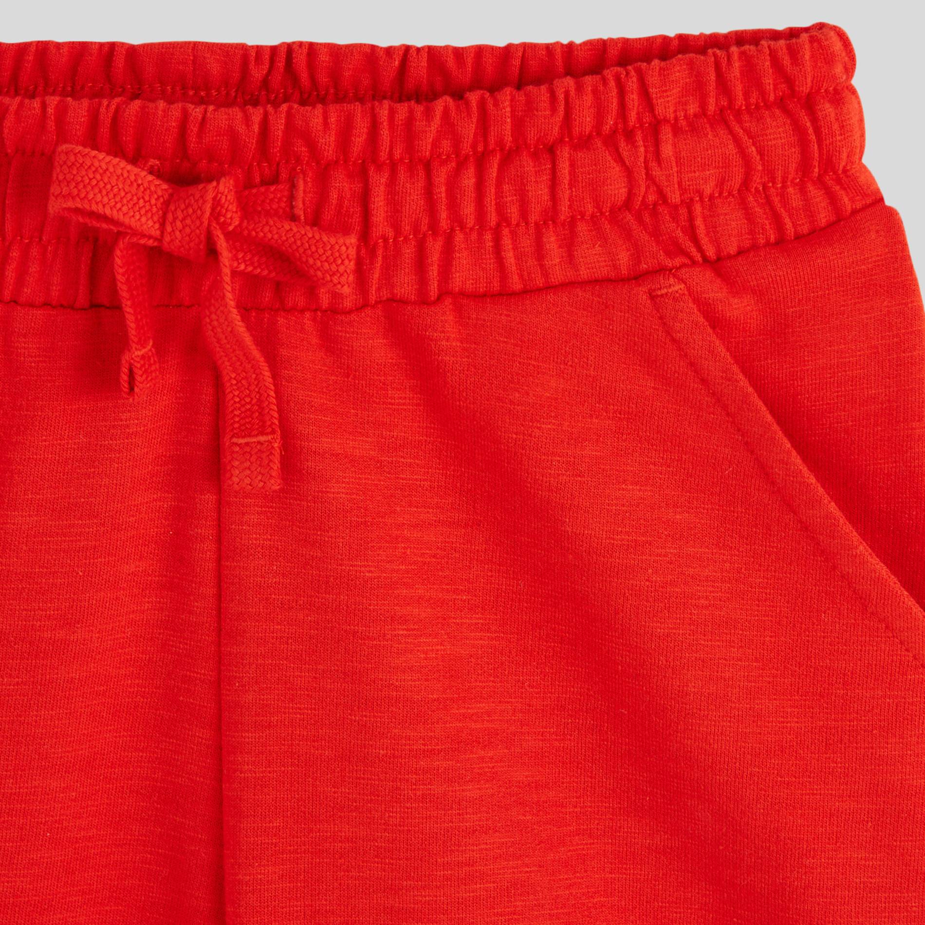 Bermuda molleton en coton BIO, Orange, large image number 2.0