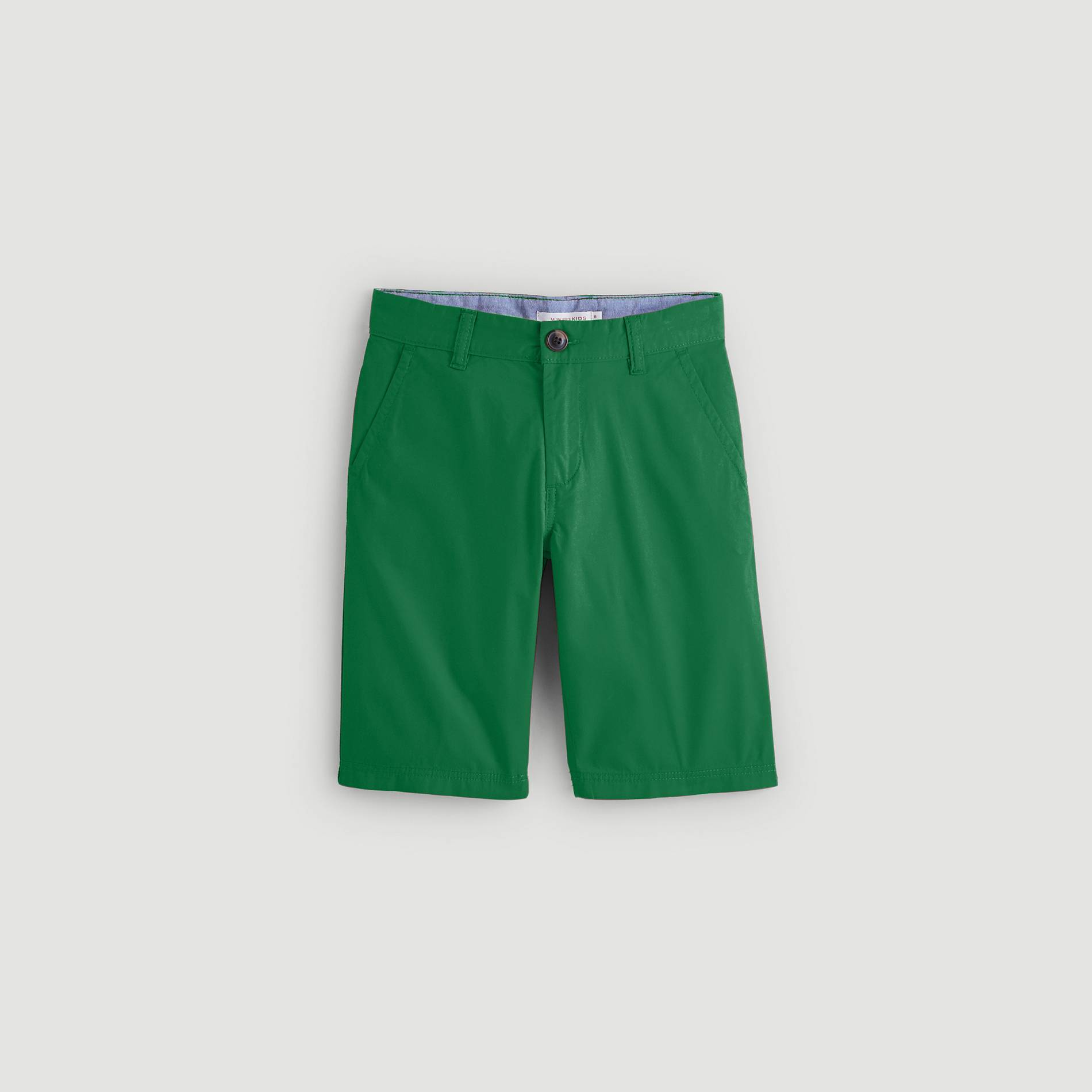 Bermuda slack en twill, Vert, large image number 0