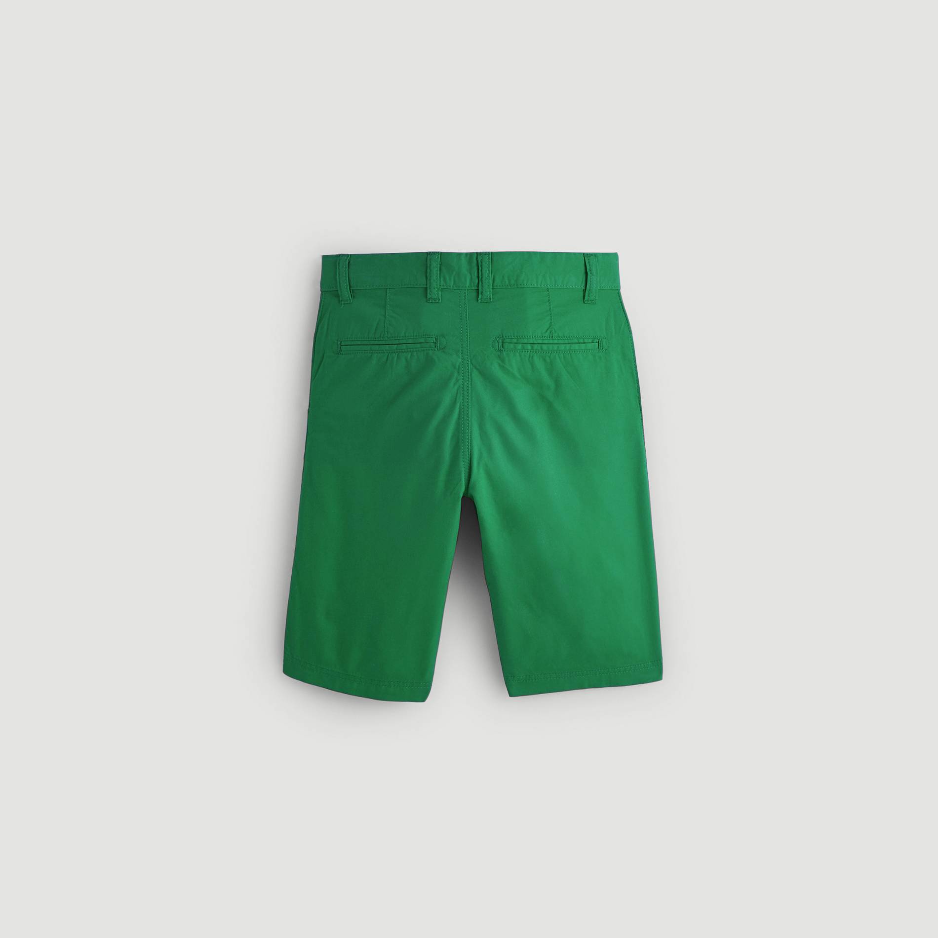Bermuda slack en twill, Vert, large image number 1.0
