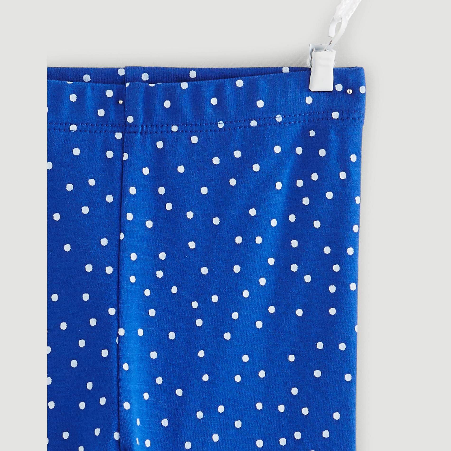 Legging imprimé en coton BIO, Cobalt, large image number 2.0