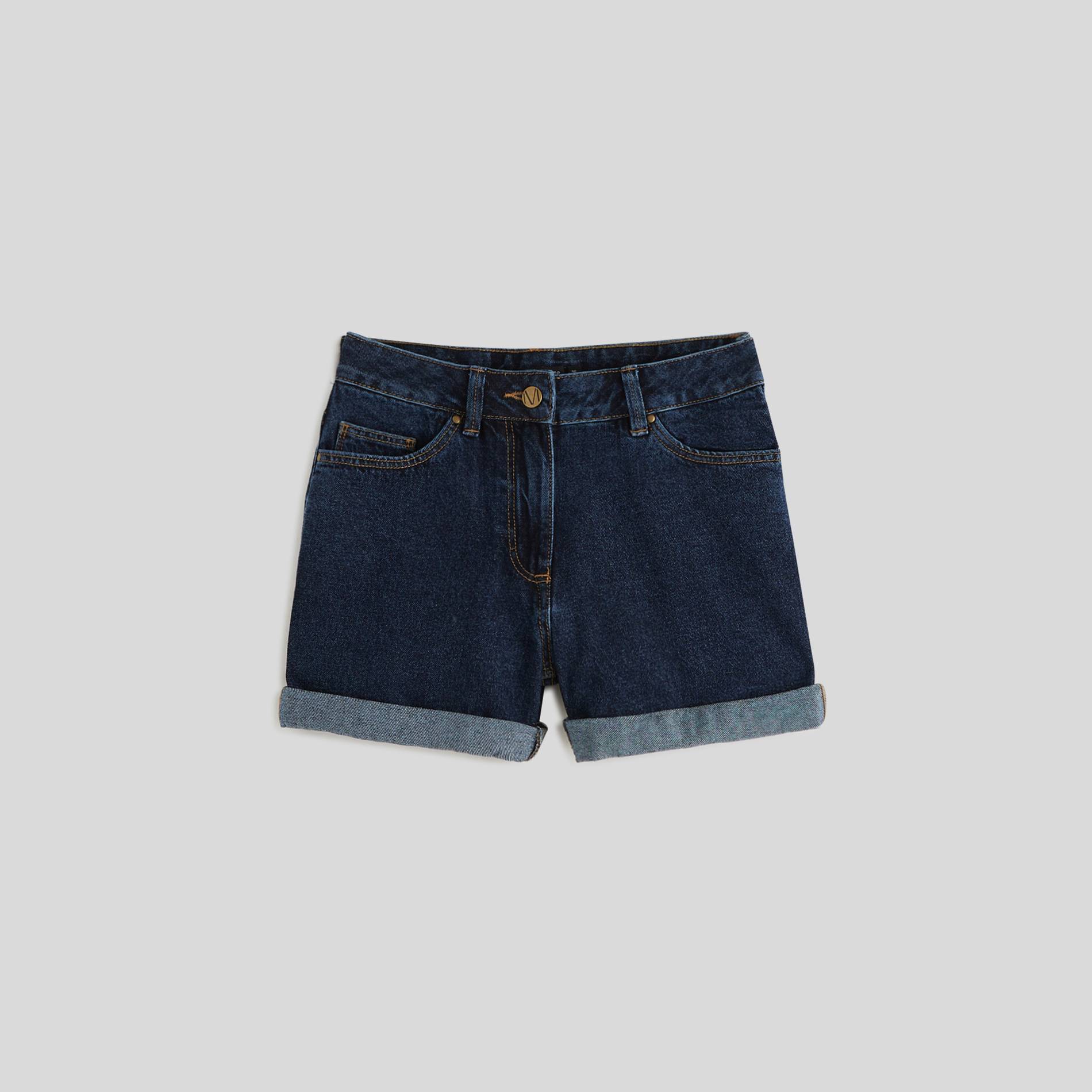 Short en jean, Bleu marine, large image number 1