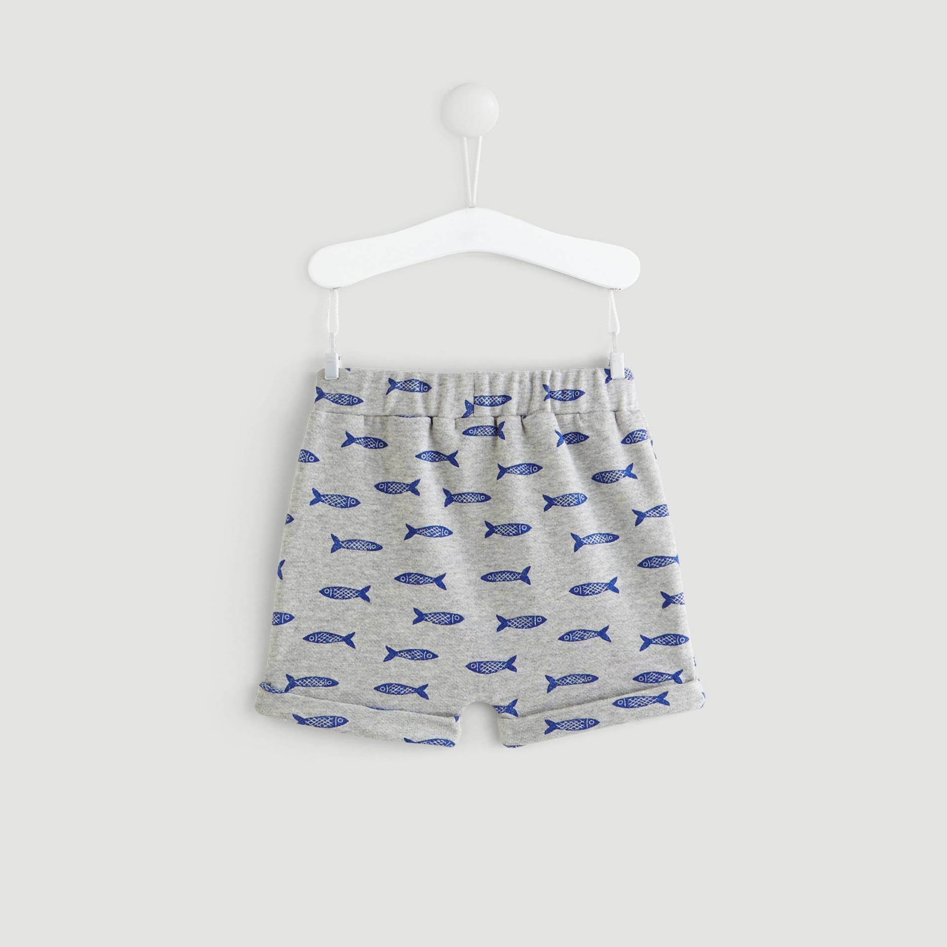 Short imprimé, Gris moyen, large image number 1
