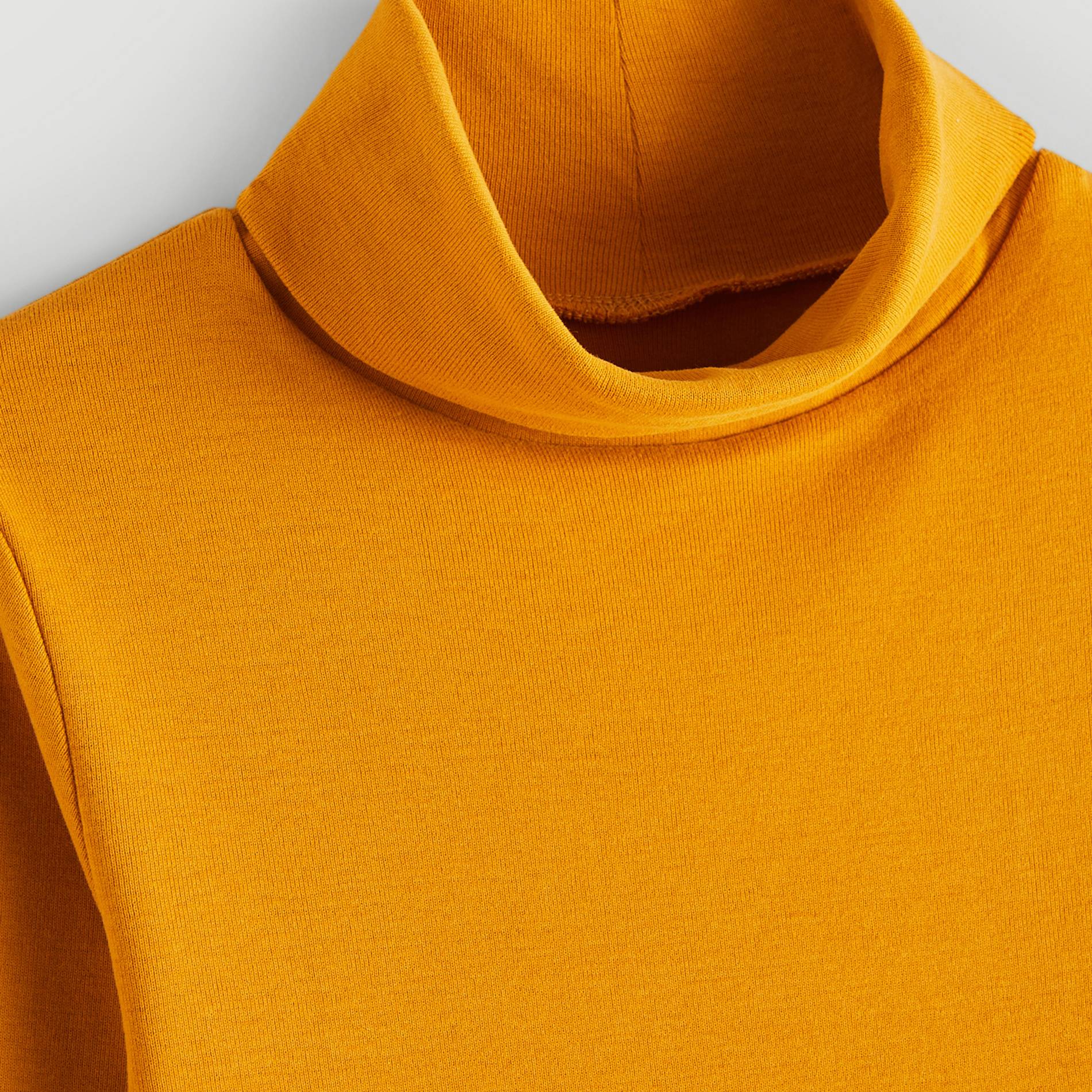 Sous-pull en coton BIO, Safran, large image number 2
