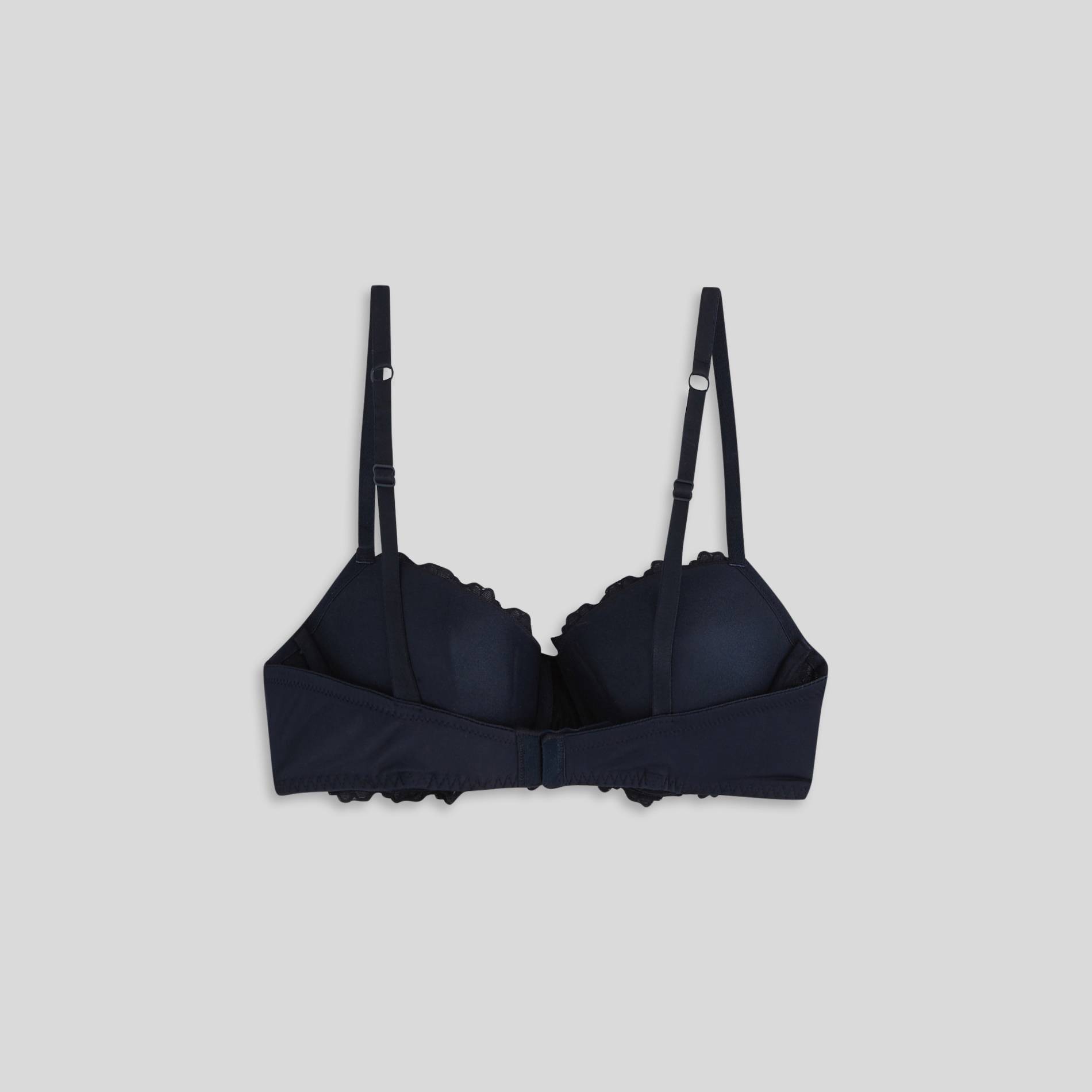 Soutien-gorge corbeille en dentelle, Bleu marine, large image number 1.0