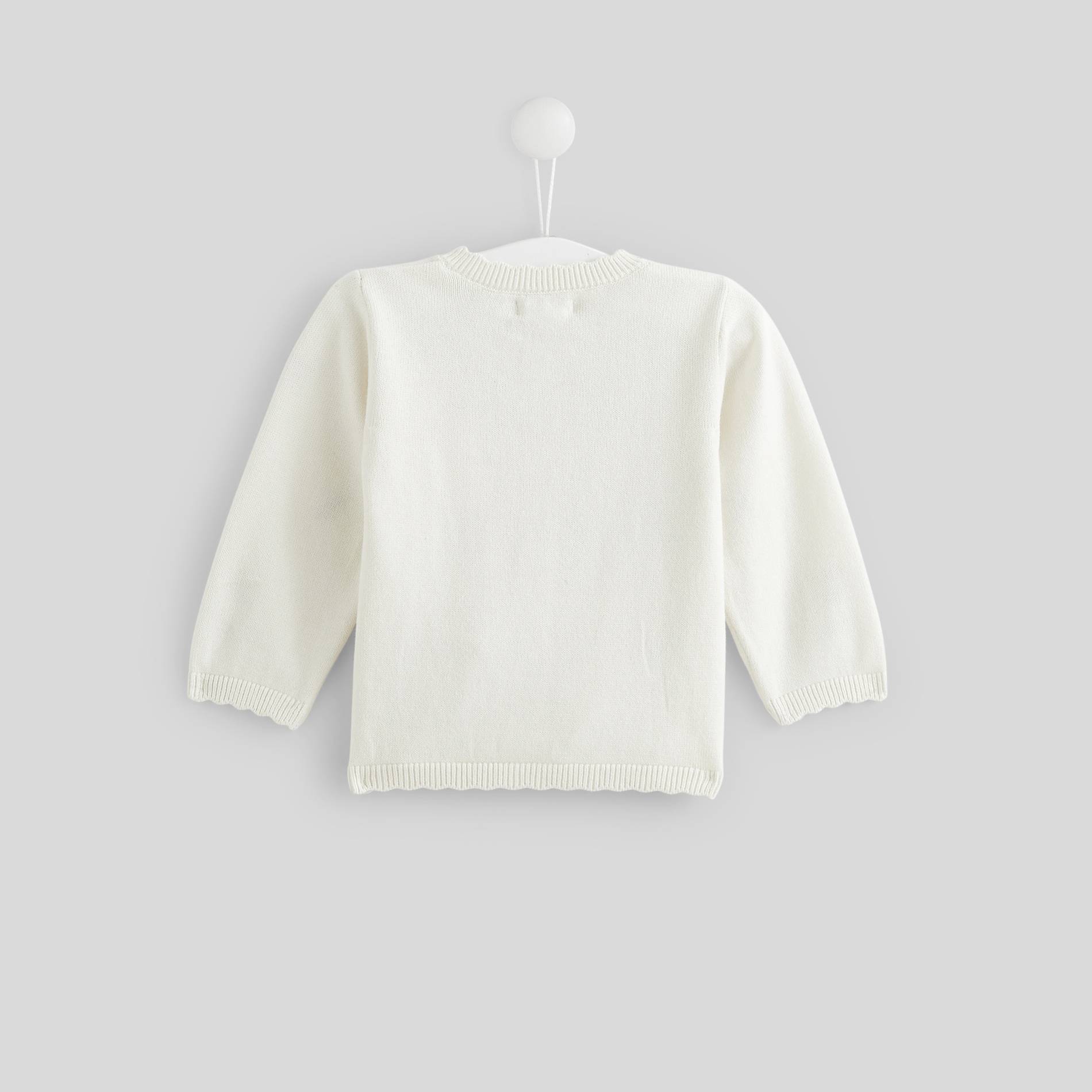 Cardigan brodé, Ecru, large image number 1